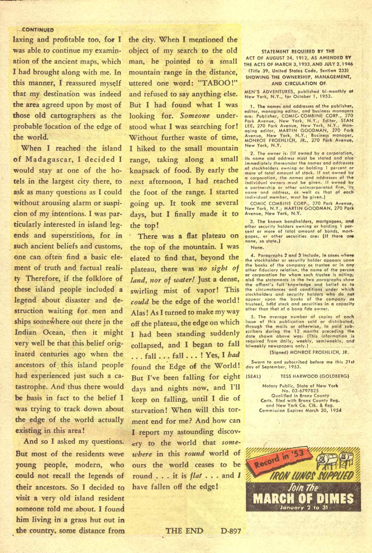 Read online Men's Adventures comic -  Issue #27 - 22