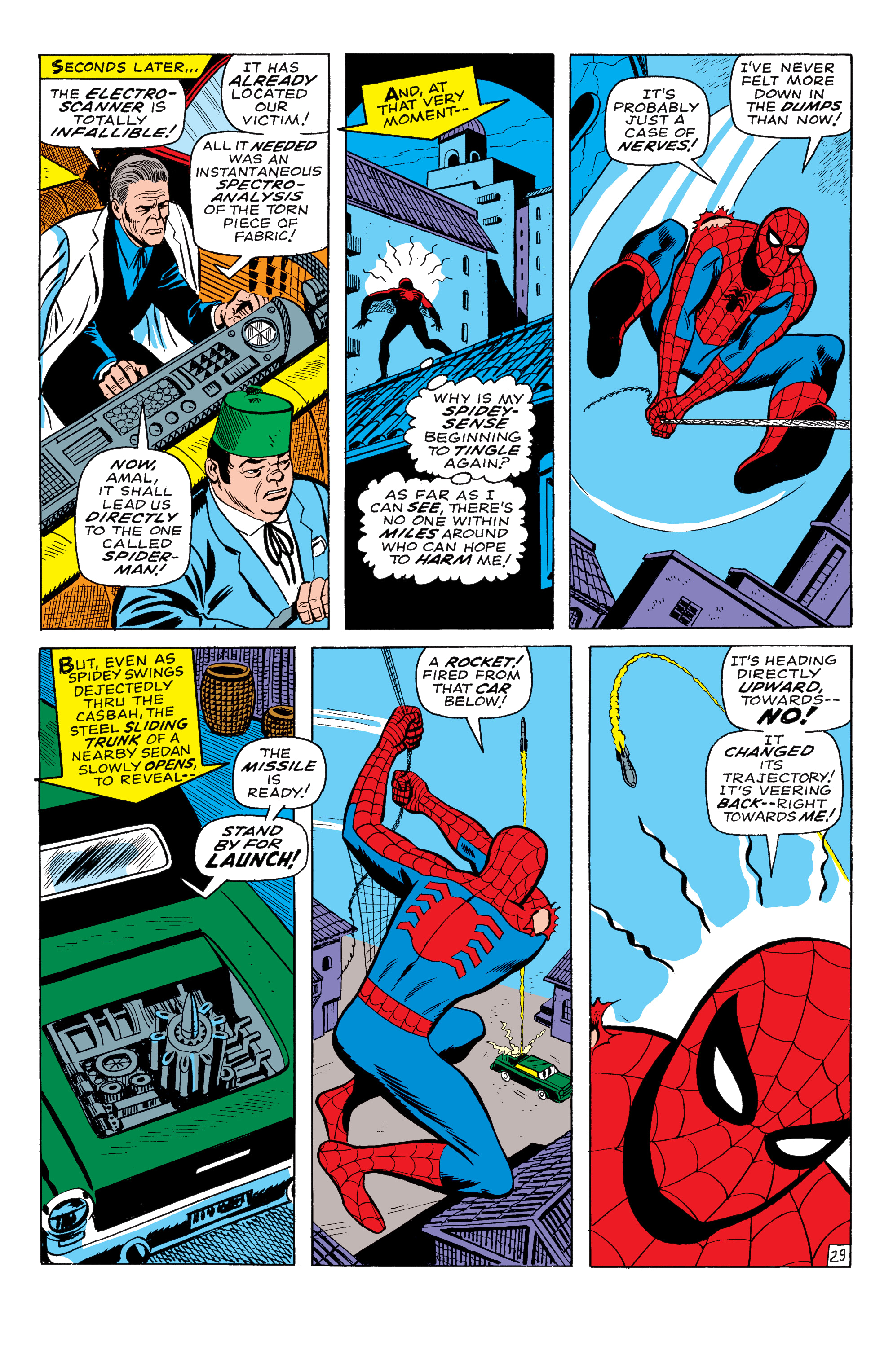 Read online Amazing Spider-Man Epic Collection comic -  Issue # The Secret of the Petrified Tablet (Part 1) - 34