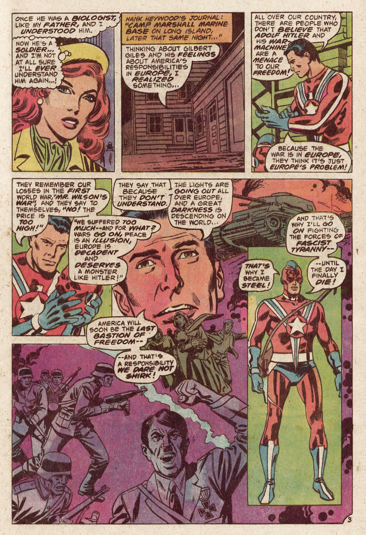 Read online Steel, The Indestructible Man comic -  Issue #4 - 5