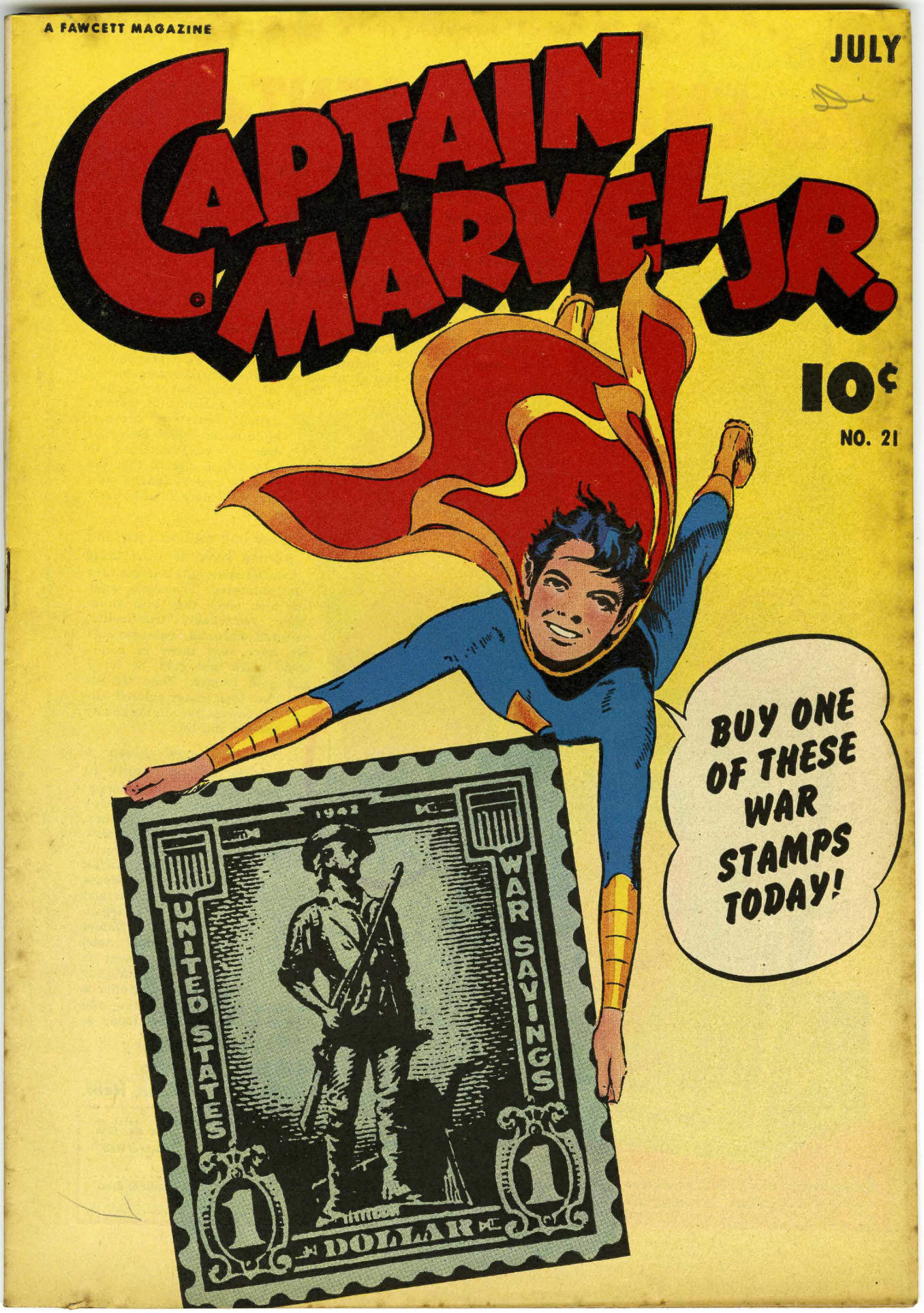 Read online Captain Marvel, Jr. comic -  Issue #21 - 1