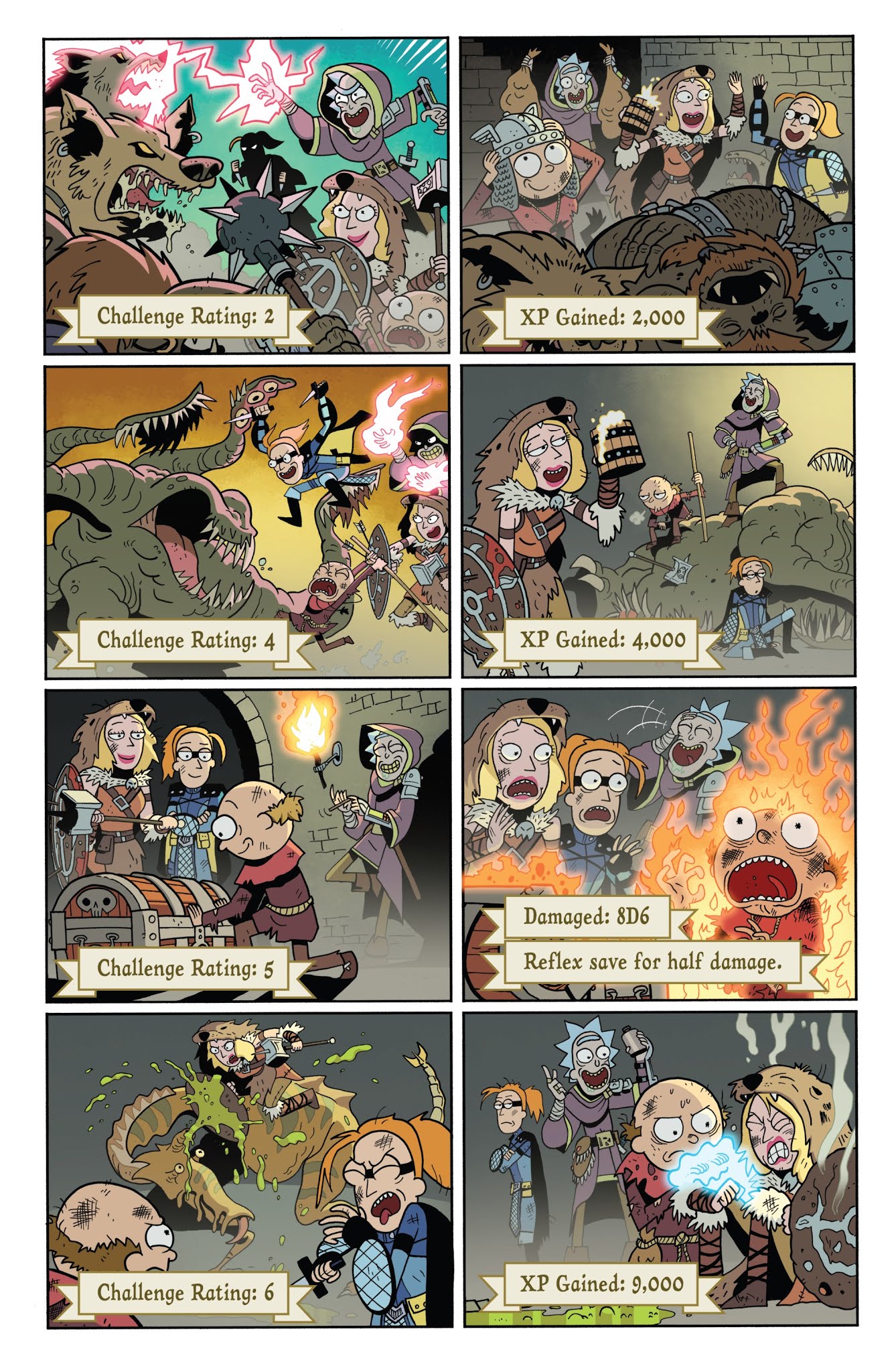 Read online Rick and Morty vs Dungeons & Dragons comic -  Issue #2 - 17