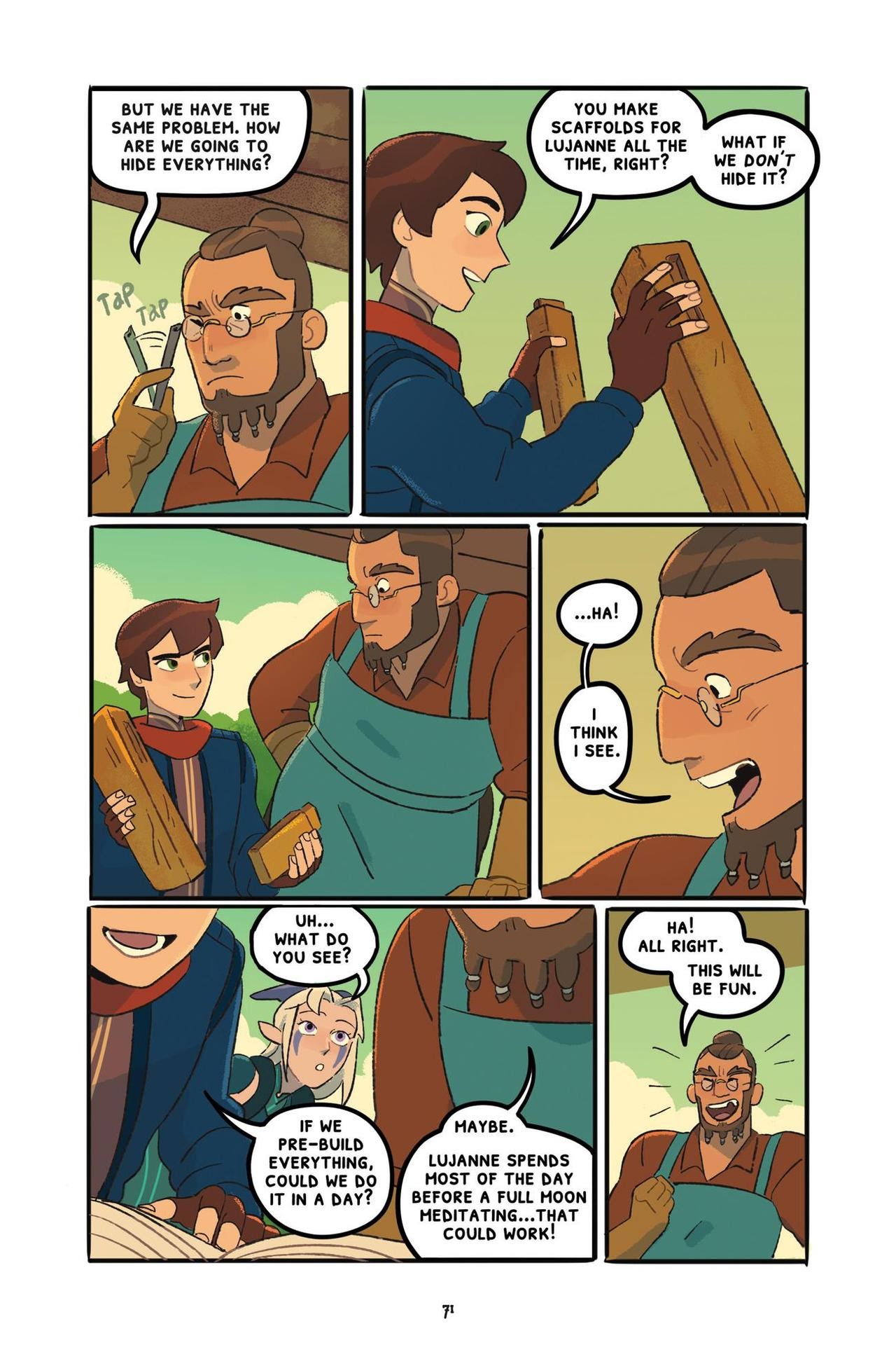 Read online Through the Moon: The Dragon Prince Graphic Novel comic -  Issue # TPB - 75