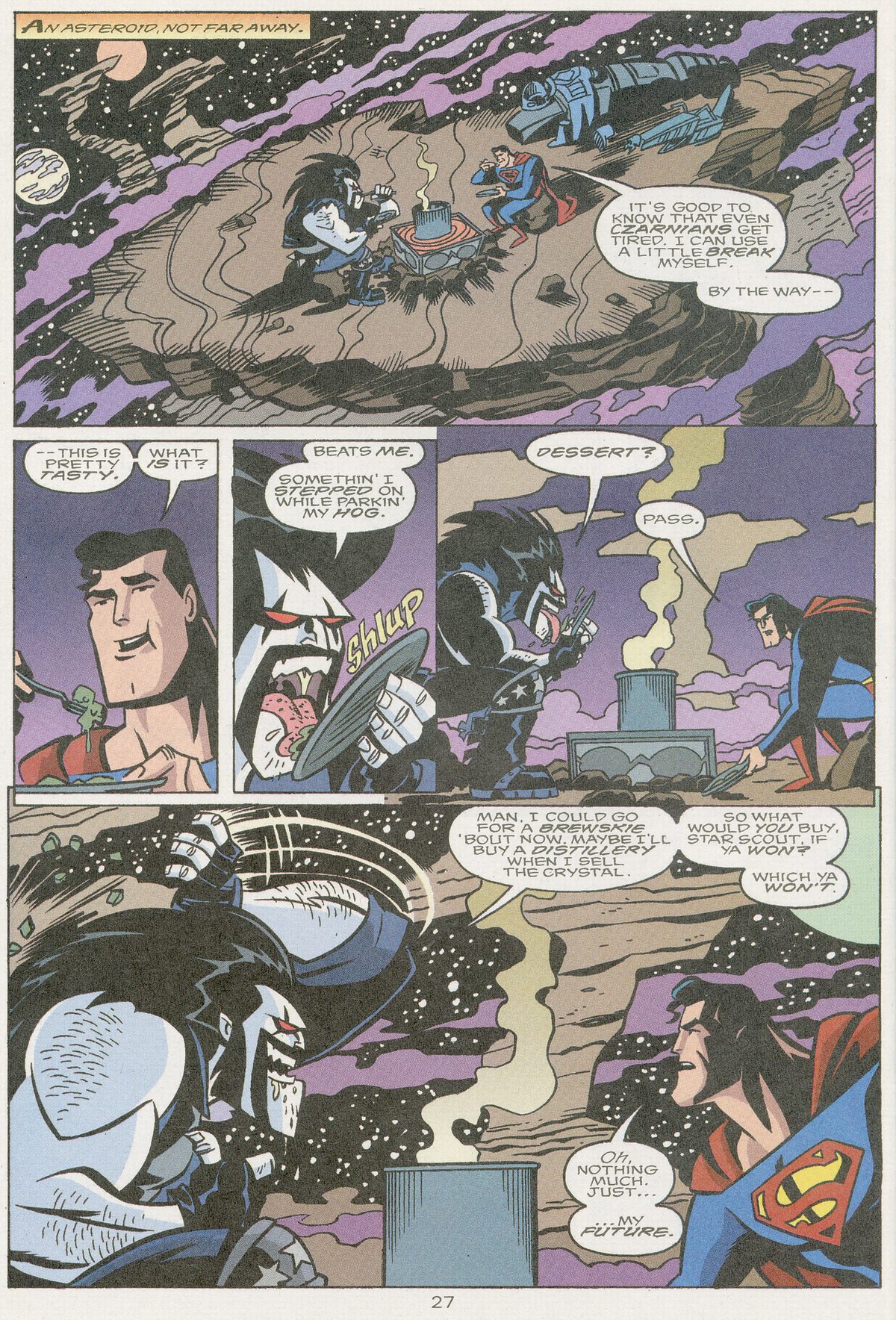 Read online Superman Adventures comic -  Issue # _Special - Superman vs Lobo - 28