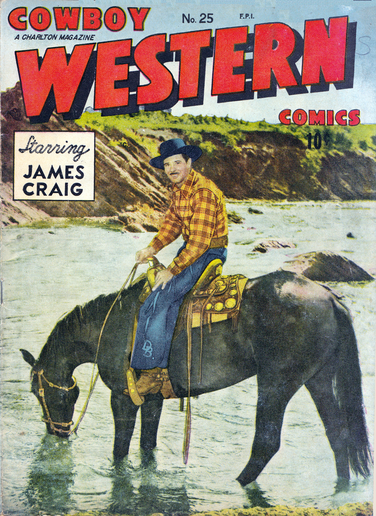 Read online Cowboy Western Comics (1948) comic -  Issue #25 - 1