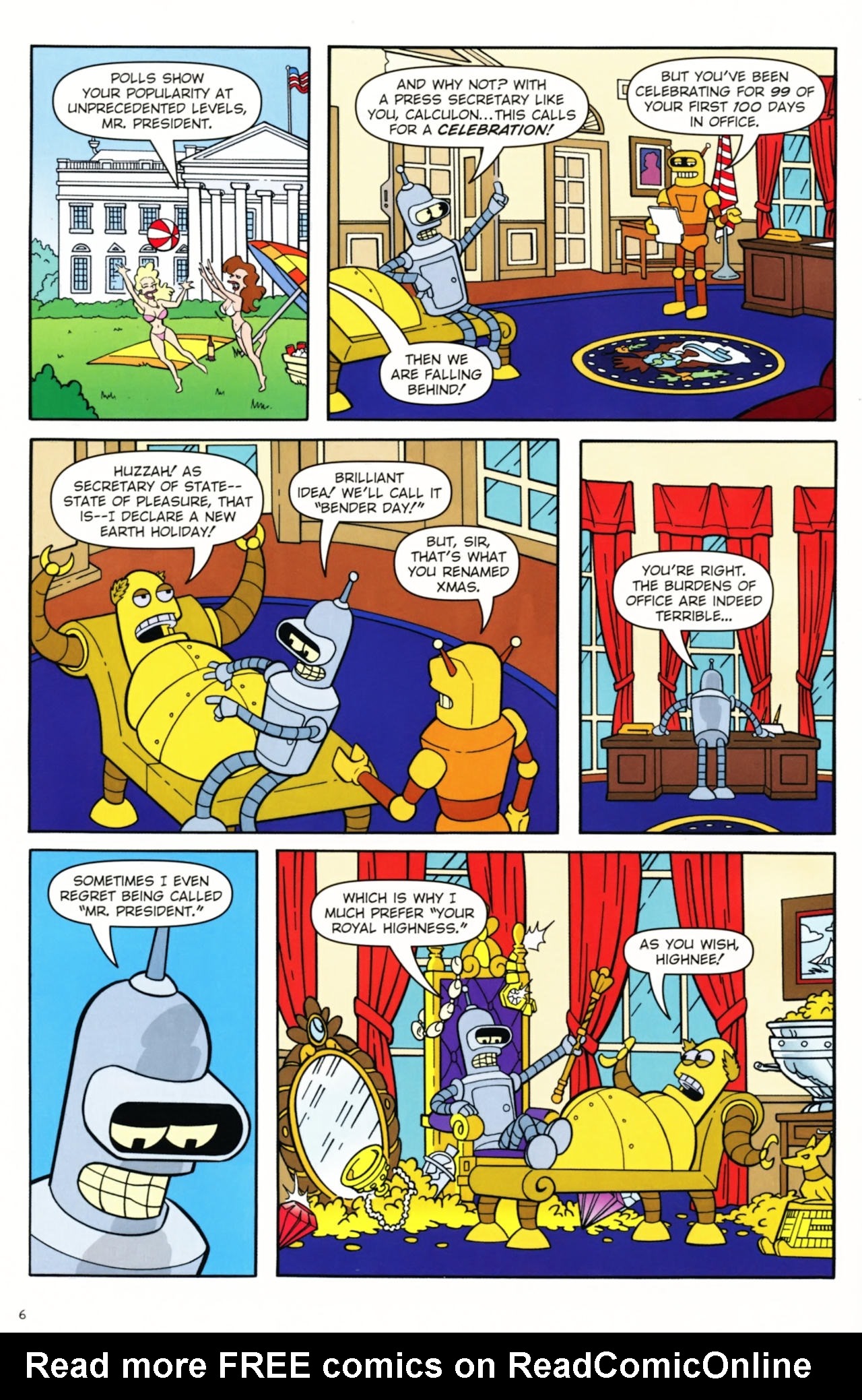 Read online Futurama Comics comic -  Issue #45 - 6