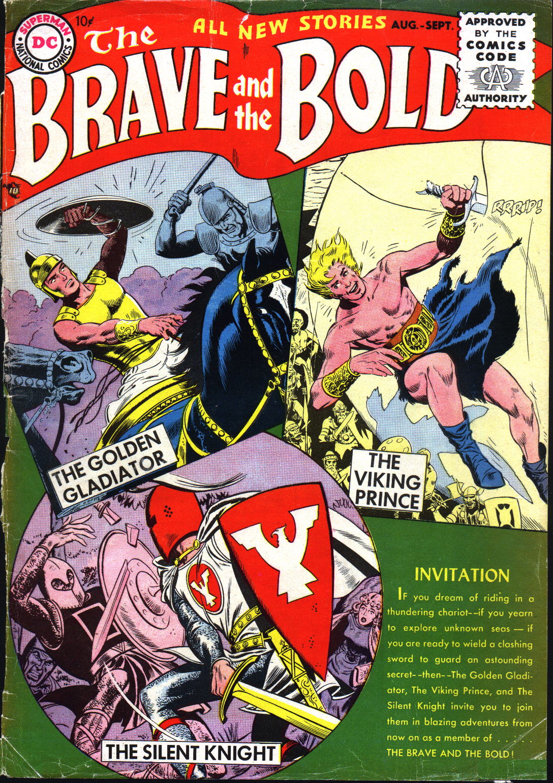 Read online The Brave and the Bold (1955) comic -  Issue #1 - 1