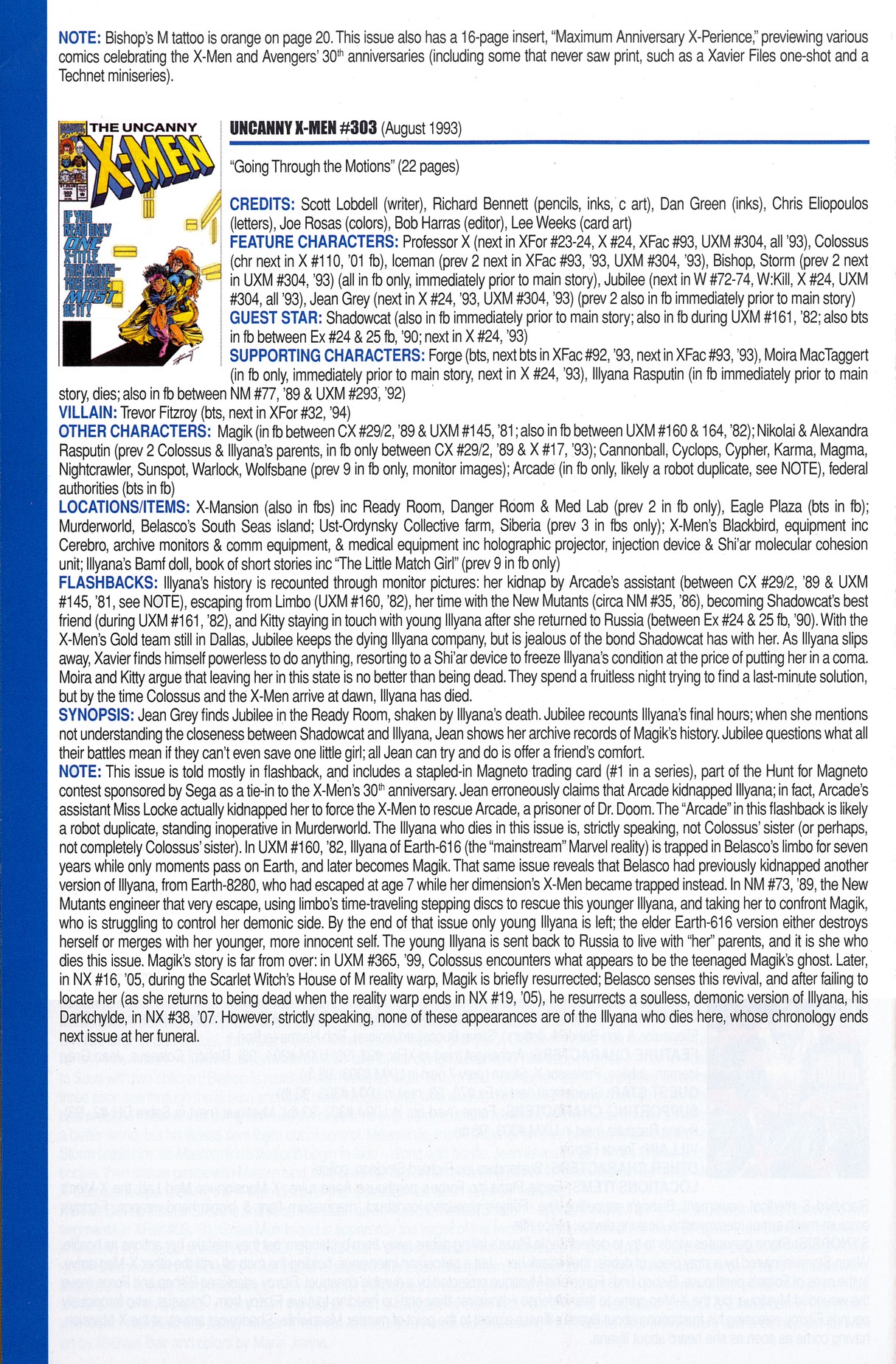 Read online Official Index to the Marvel Universe comic -  Issue #7 - 66