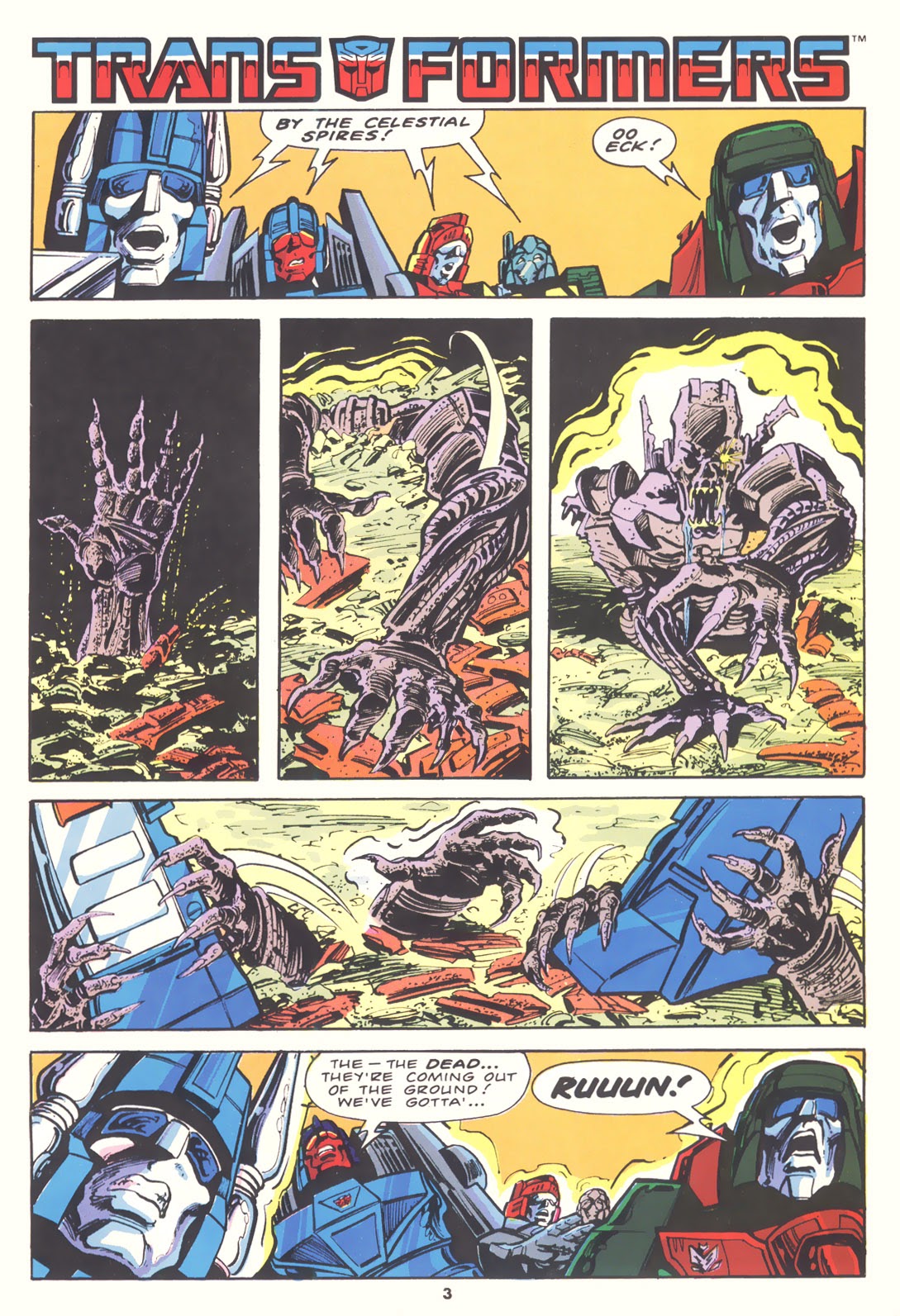 Read online The Transformers (UK) comic -  Issue #165 - 3