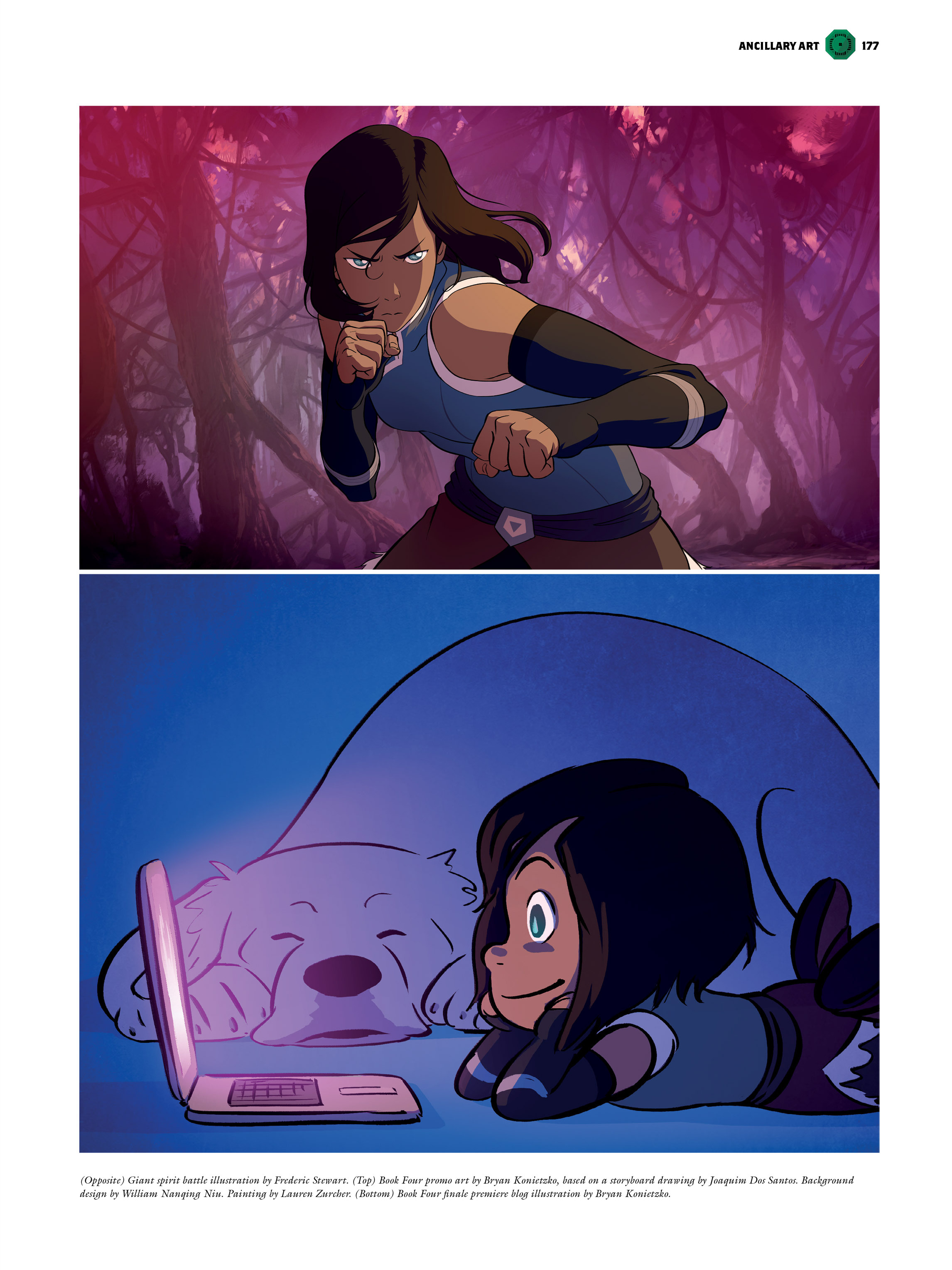 Read online The Legend of Korra: The Art of the Animated Series comic -  Issue # TPB 4 - 163