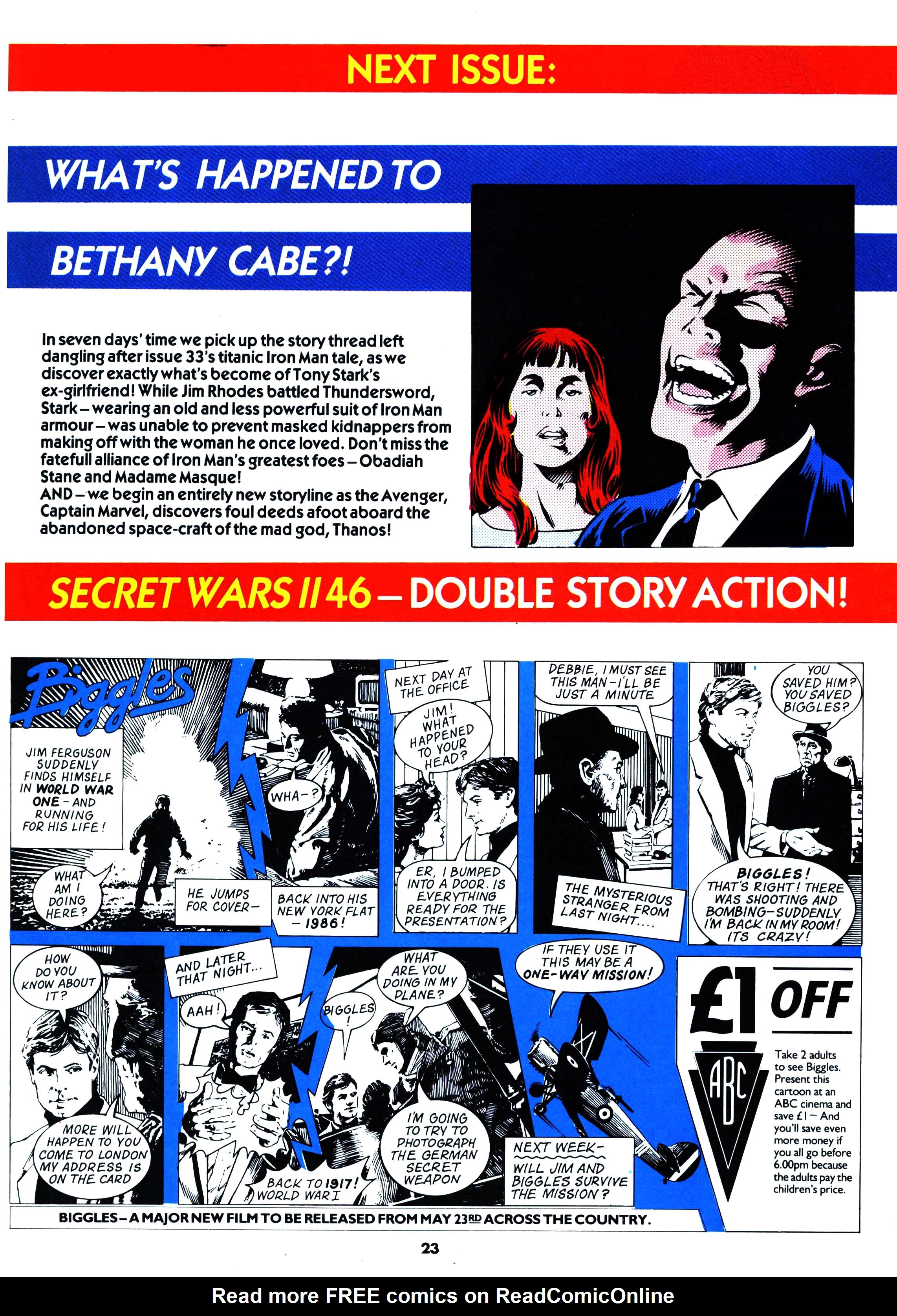 Read online Secret Wars (1985) comic -  Issue #45 - 23