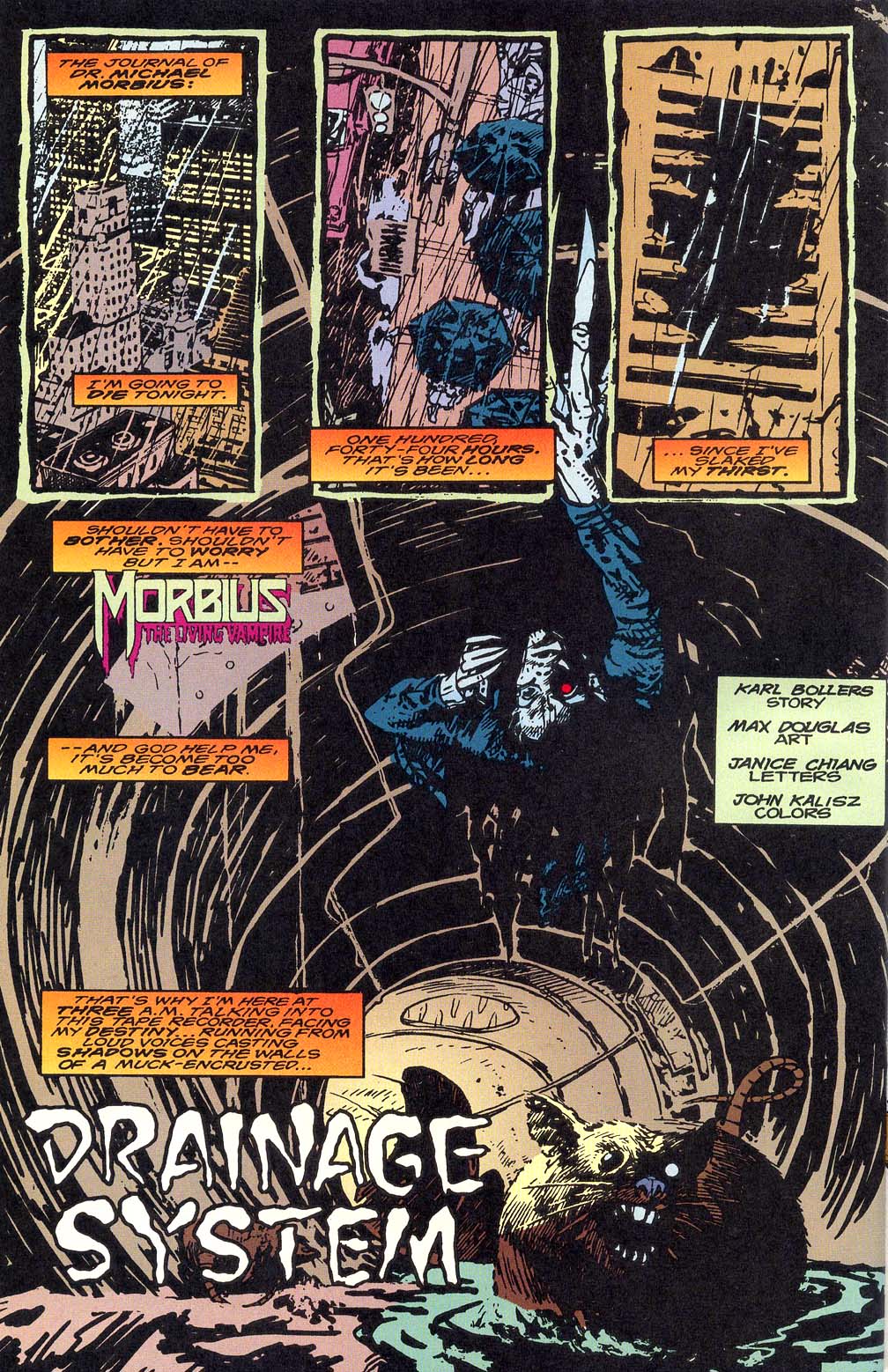 Read online Morbius: The Living Vampire (1992) comic -  Issue #25 - 25