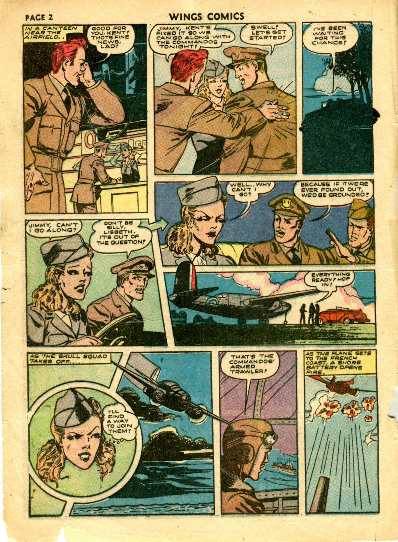 Read online Wings Comics comic -  Issue #25 - 4