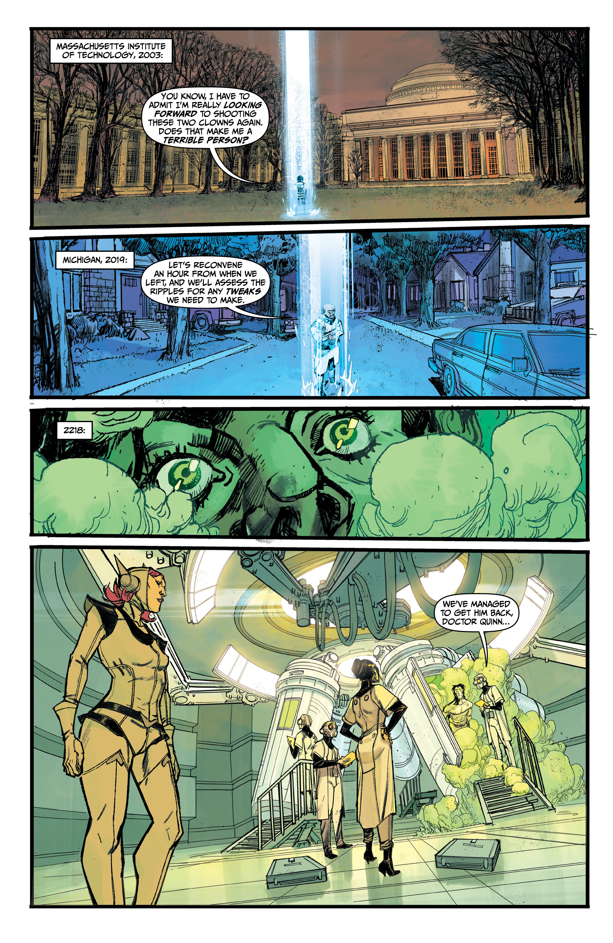 Read online Chrononauts: Futureshock comic -  Issue #4 - 7