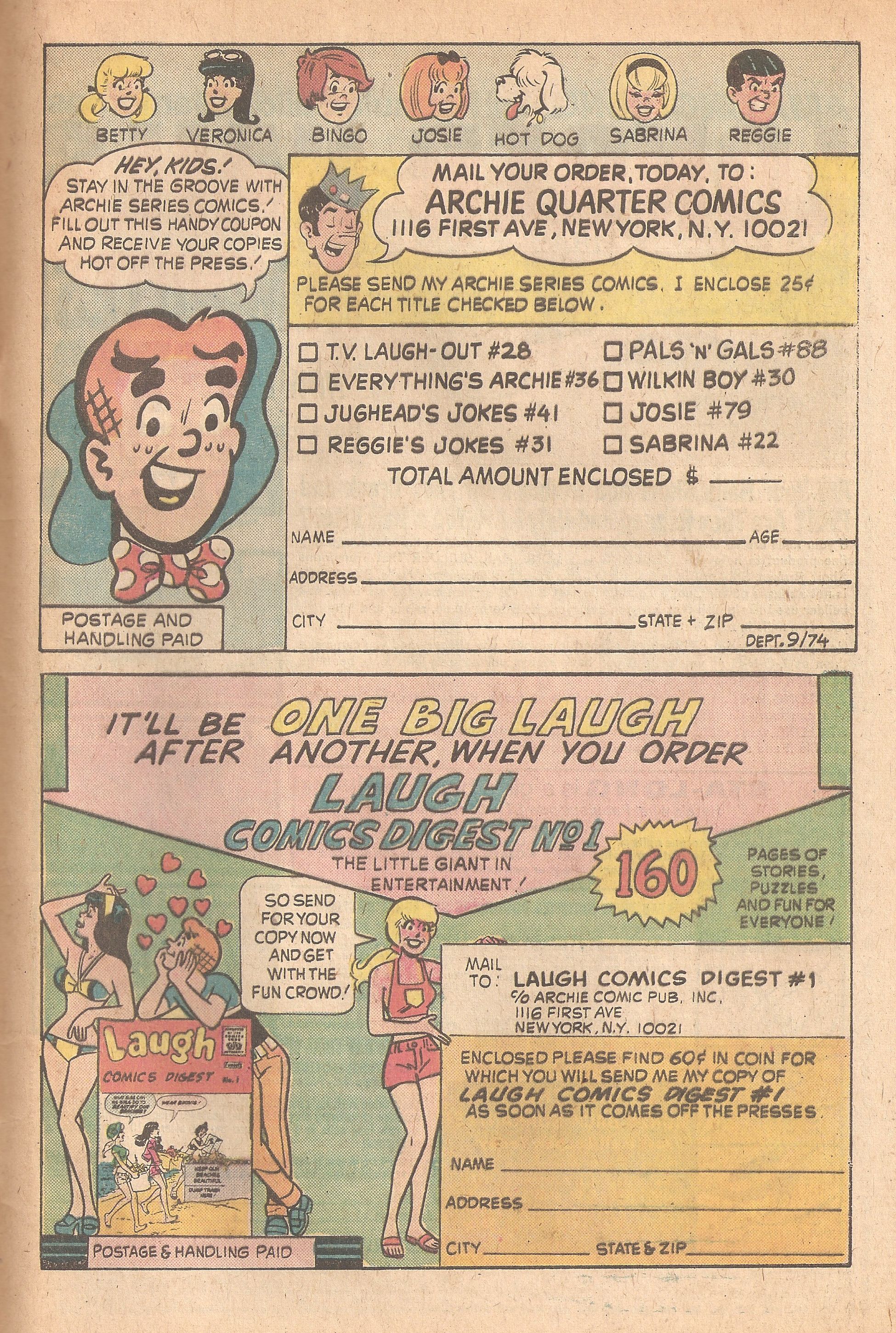 Read online Archie Giant Series Magazine comic -  Issue #226 - 49