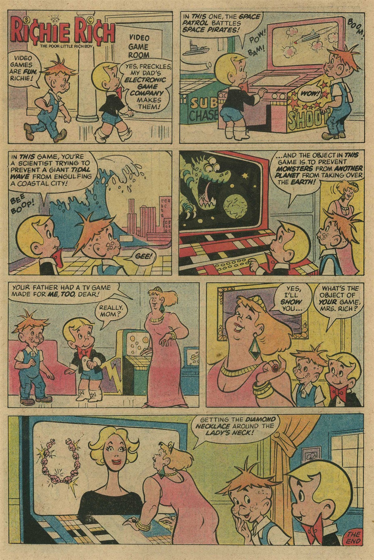 Read online Richie Rich & His Girl Friends comic -  Issue #9 - 10