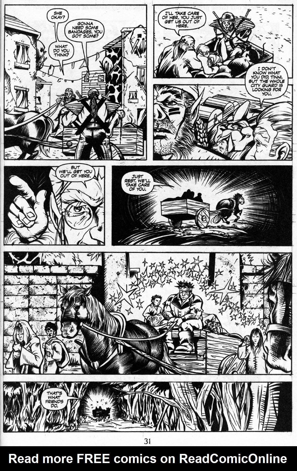 Read online Dungeons & Dragons: Black & White comic -  Issue #1 - 24