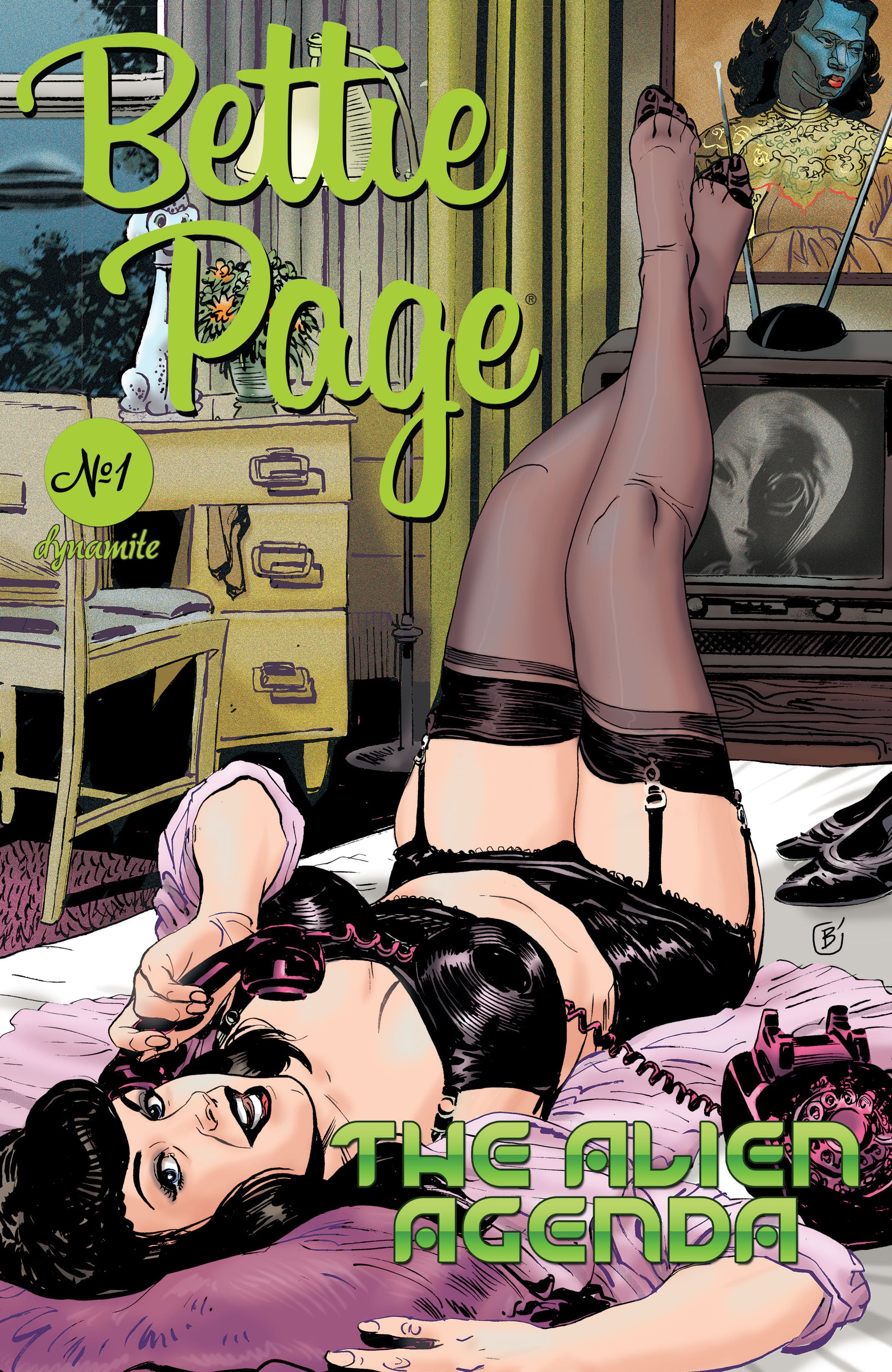 Read online Bettie Page: The Alien Agenda comic -  Issue #1 - 4