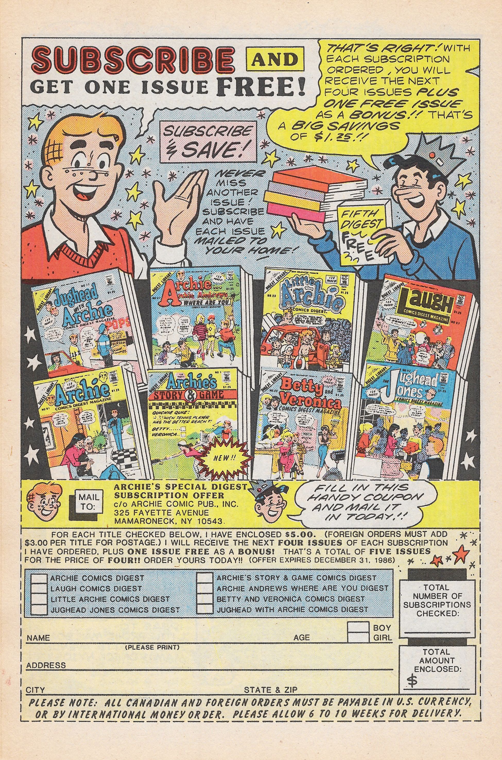 Read online Archie Giant Series Magazine comic -  Issue #566 - 28