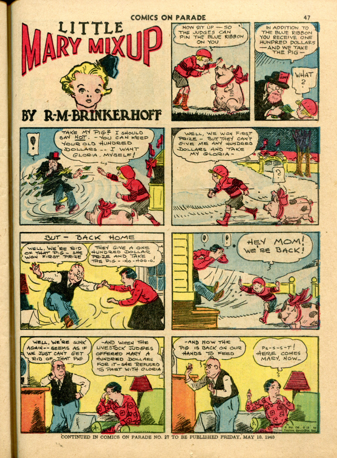 Read online Comics on Parade comic -  Issue #26 - 49