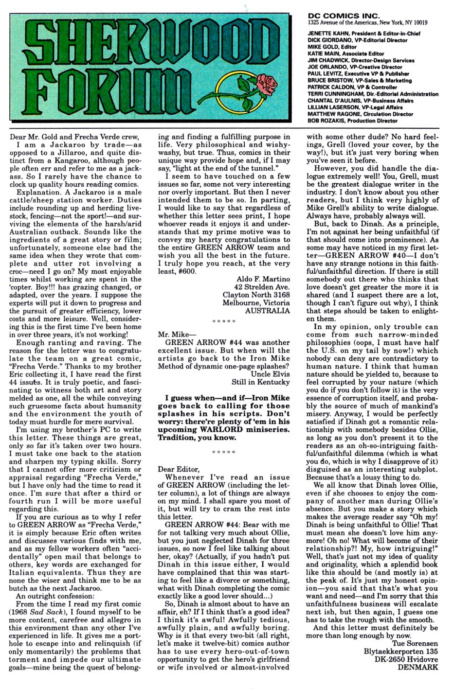 Read online Green Arrow (1988) comic -  Issue #50 - 41
