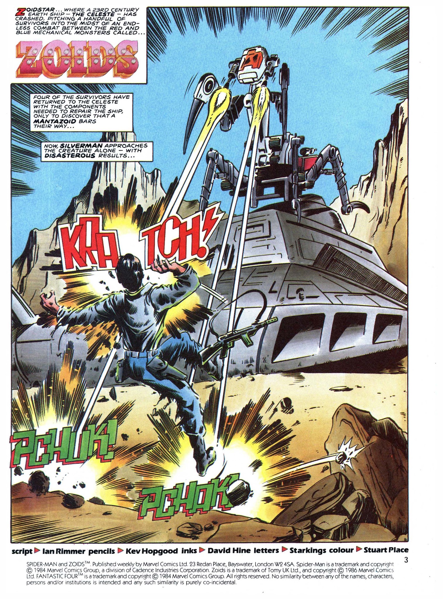 Read online Spider-Man and Zoids comic -  Issue #9 - 3