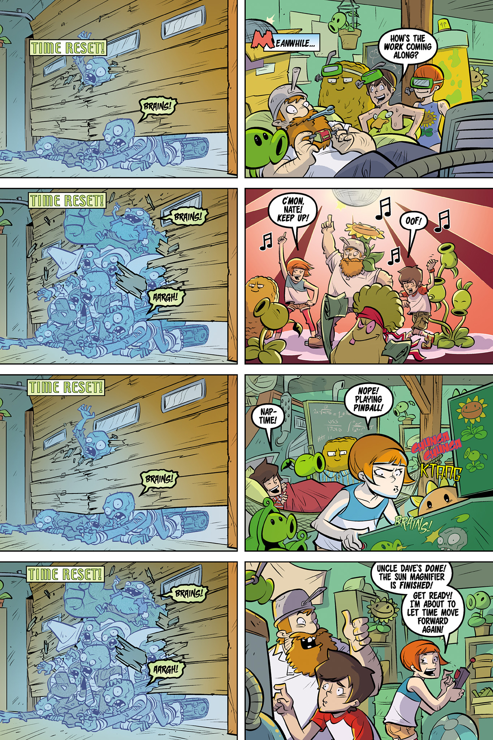 Read online Plants vs. Zombies: Timepocalypse comic -  Issue #6 - 11