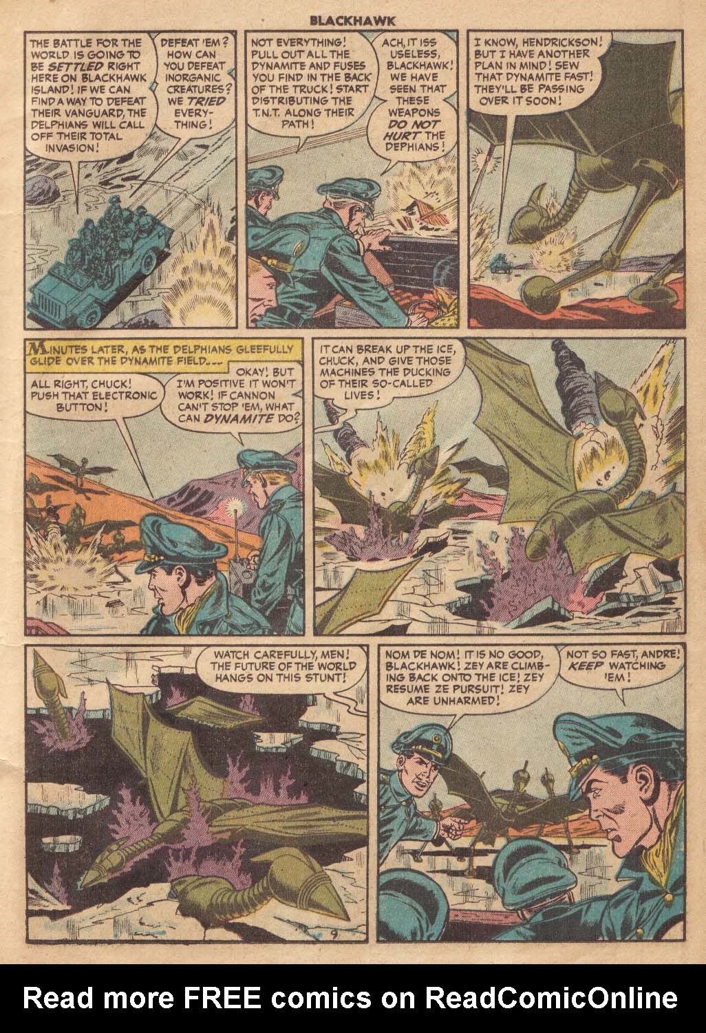 Read online Blackhawk (1957) comic -  Issue #100 - 11