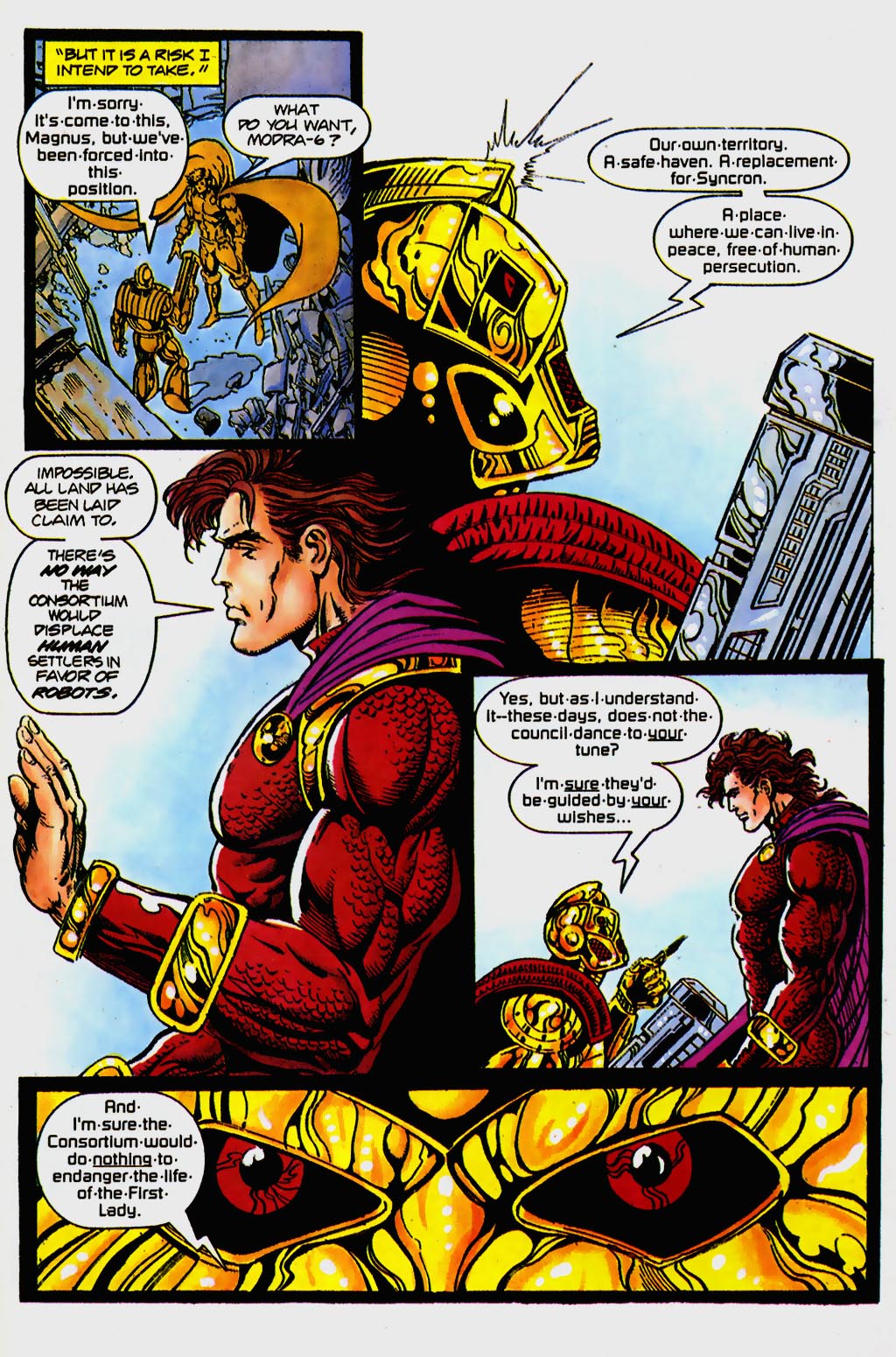 Read online Magnus Robot Fighter (1991) comic -  Issue #47 - 15