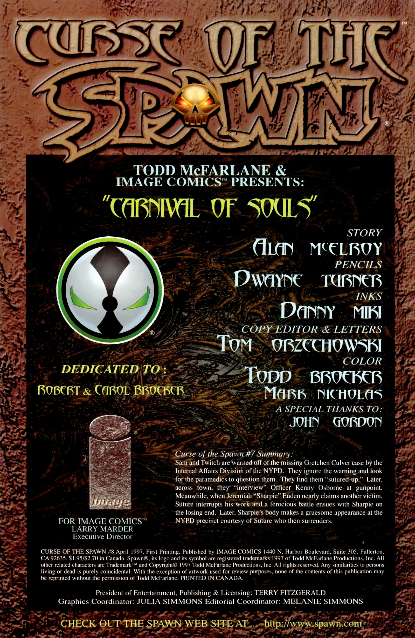 Read online Curse of the Spawn comic -  Issue #8 - 2