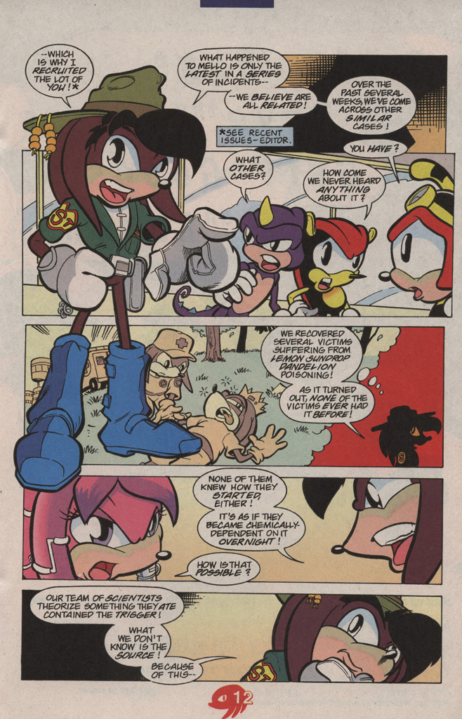 Read online Knuckles the Echidna comic -  Issue #13 - 17
