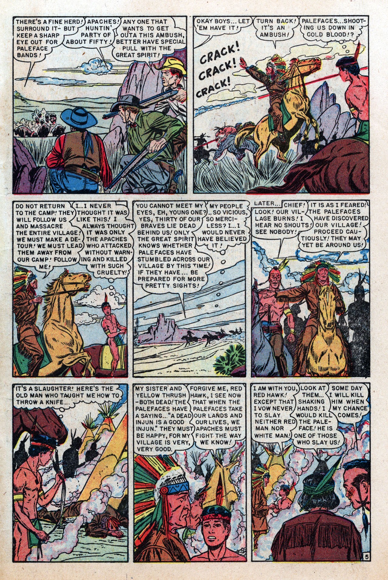 Read online Two Gun Western (1950) comic -  Issue #5 - 7