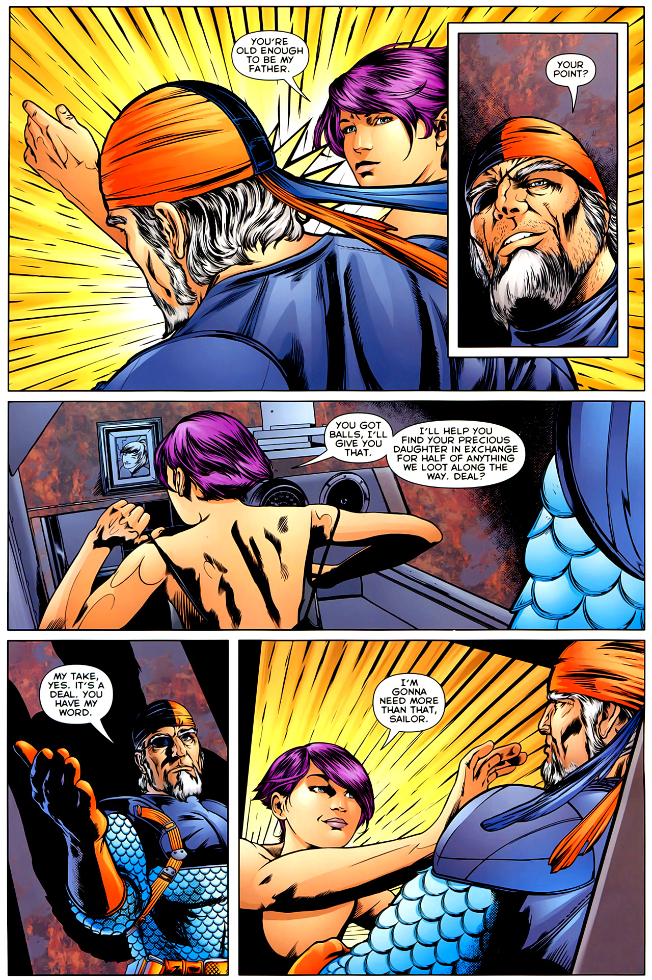 Read online Flashpoint: Deathstroke and the Curse of the Ravager comic -  Issue #3 - 6