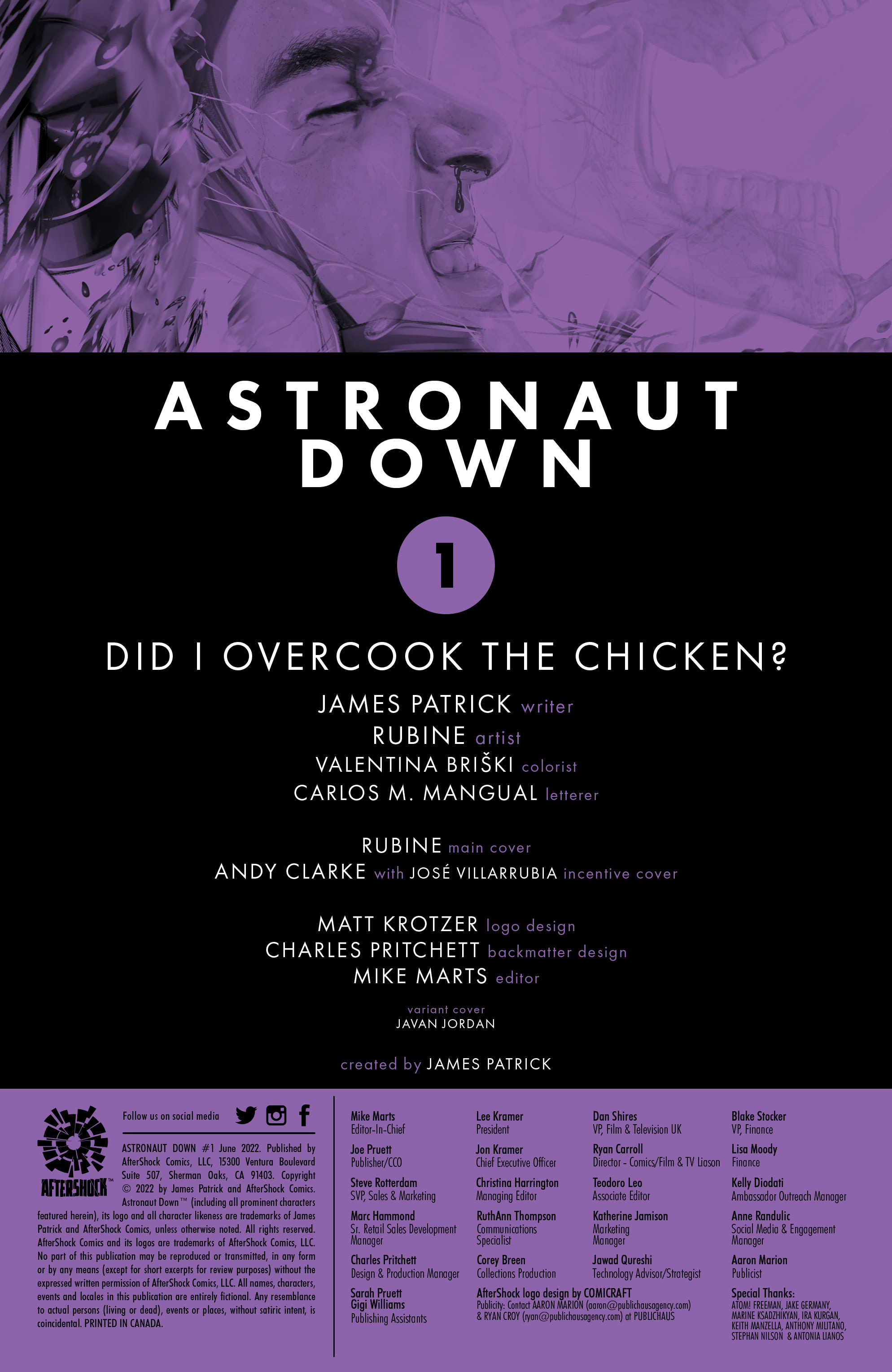 Read online Astronaut Down comic -  Issue #1 - 2