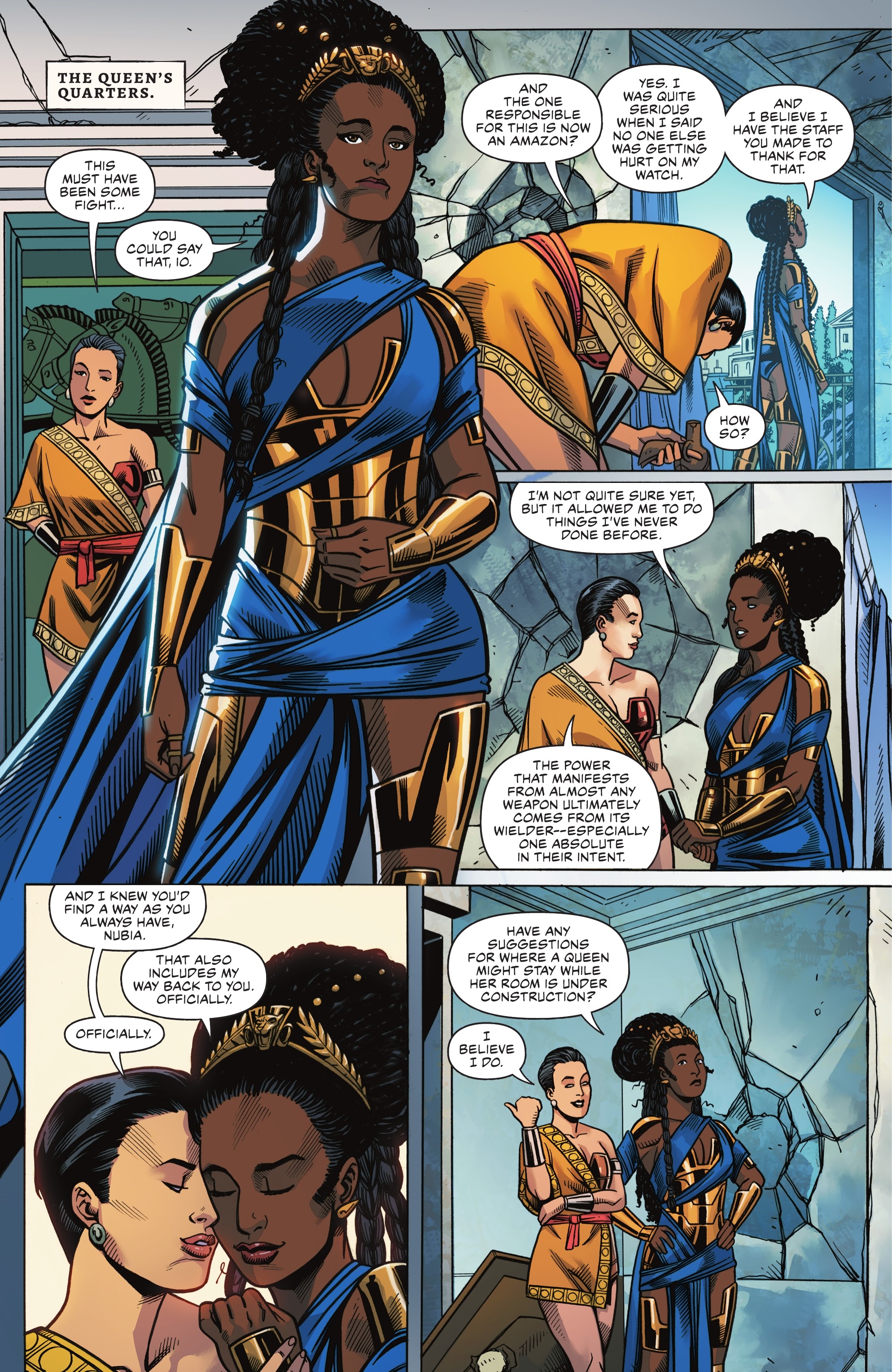 Read online Nubia & the Amazons comic -  Issue #5 - 20