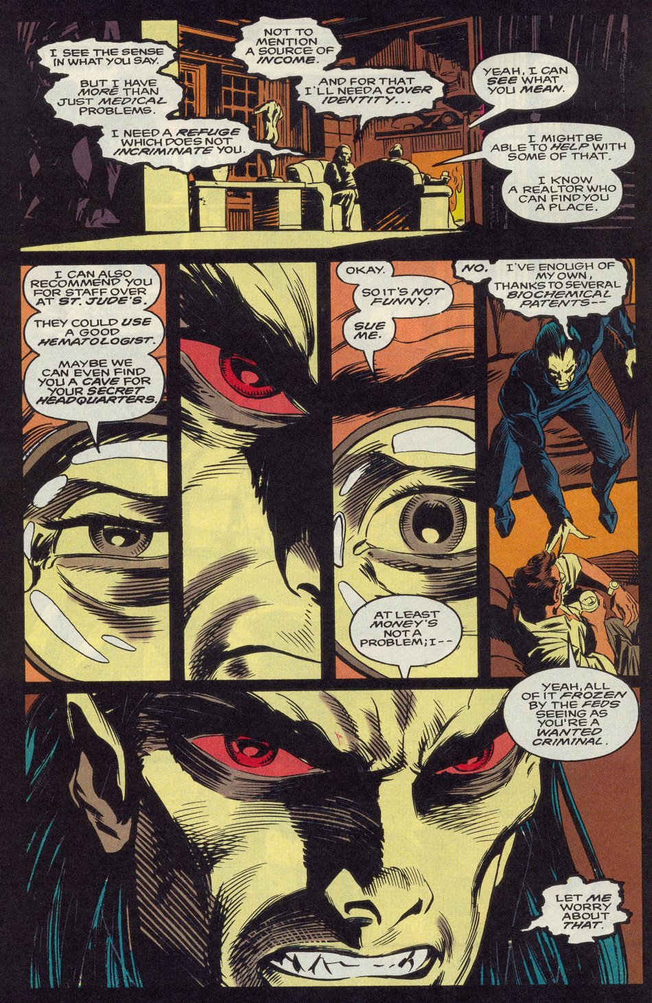 Read online Morbius: The Living Vampire (1992) comic -  Issue #2 - 11