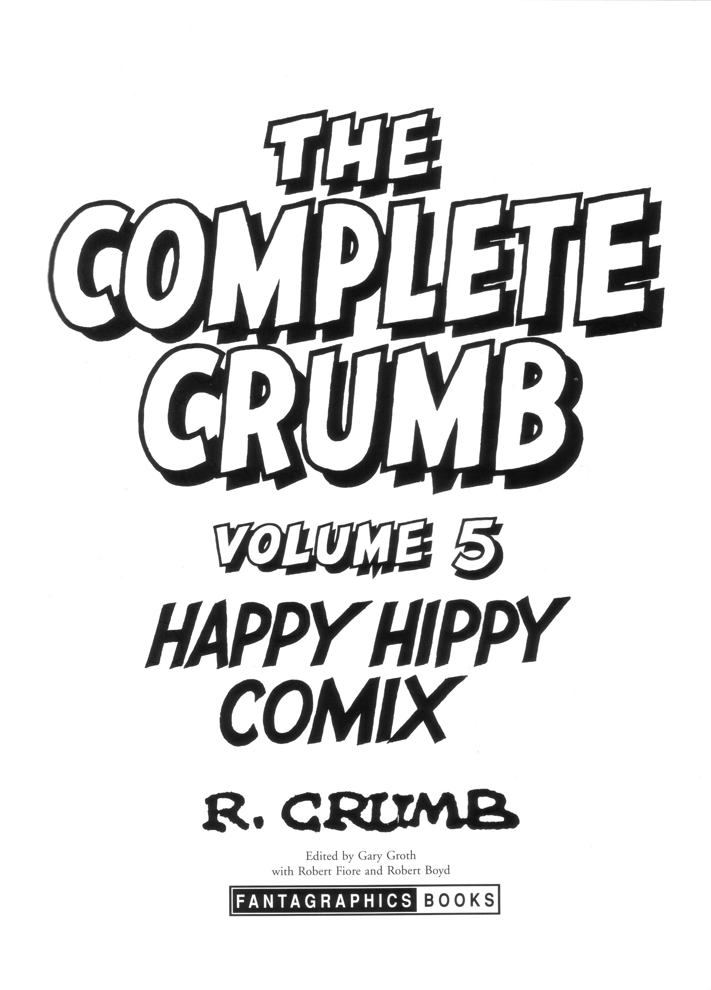Read online The Complete Crumb Comics comic -  Issue # TPB 5 - 4