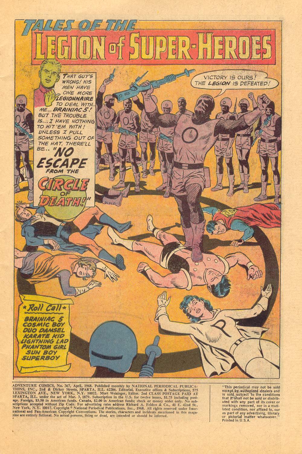 Read online Adventure Comics (1938) comic -  Issue #367 - 4
