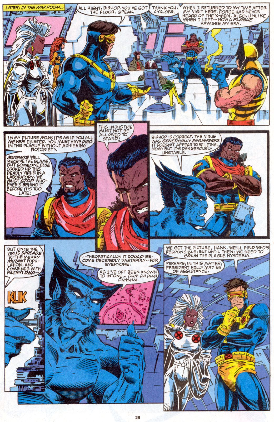 Read online X-Men Adventures (1994) comic -  Issue #7 - 21