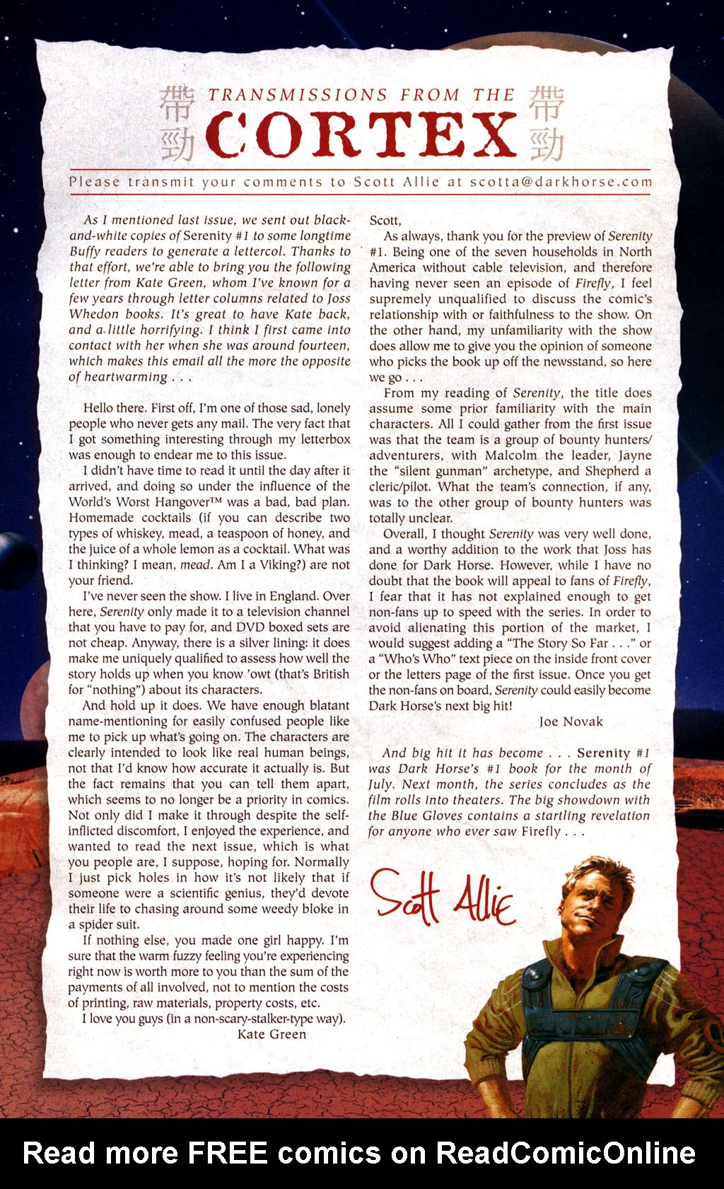 Read online Serenity comic -  Issue #2 - 27