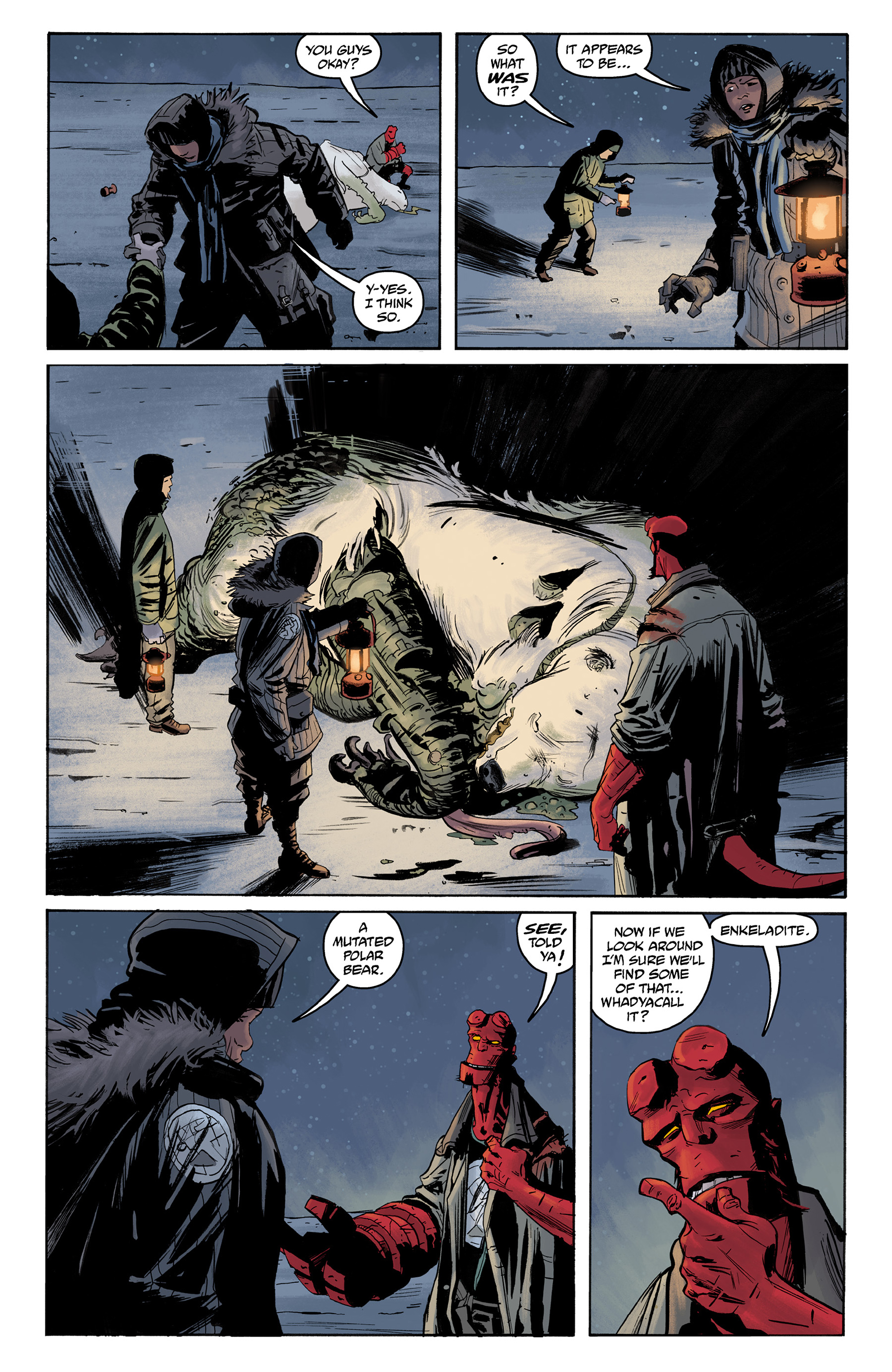 Read online Hellboy and the B.P.R.D.: 1954 -- Black Sun comic -  Issue #1 - 14