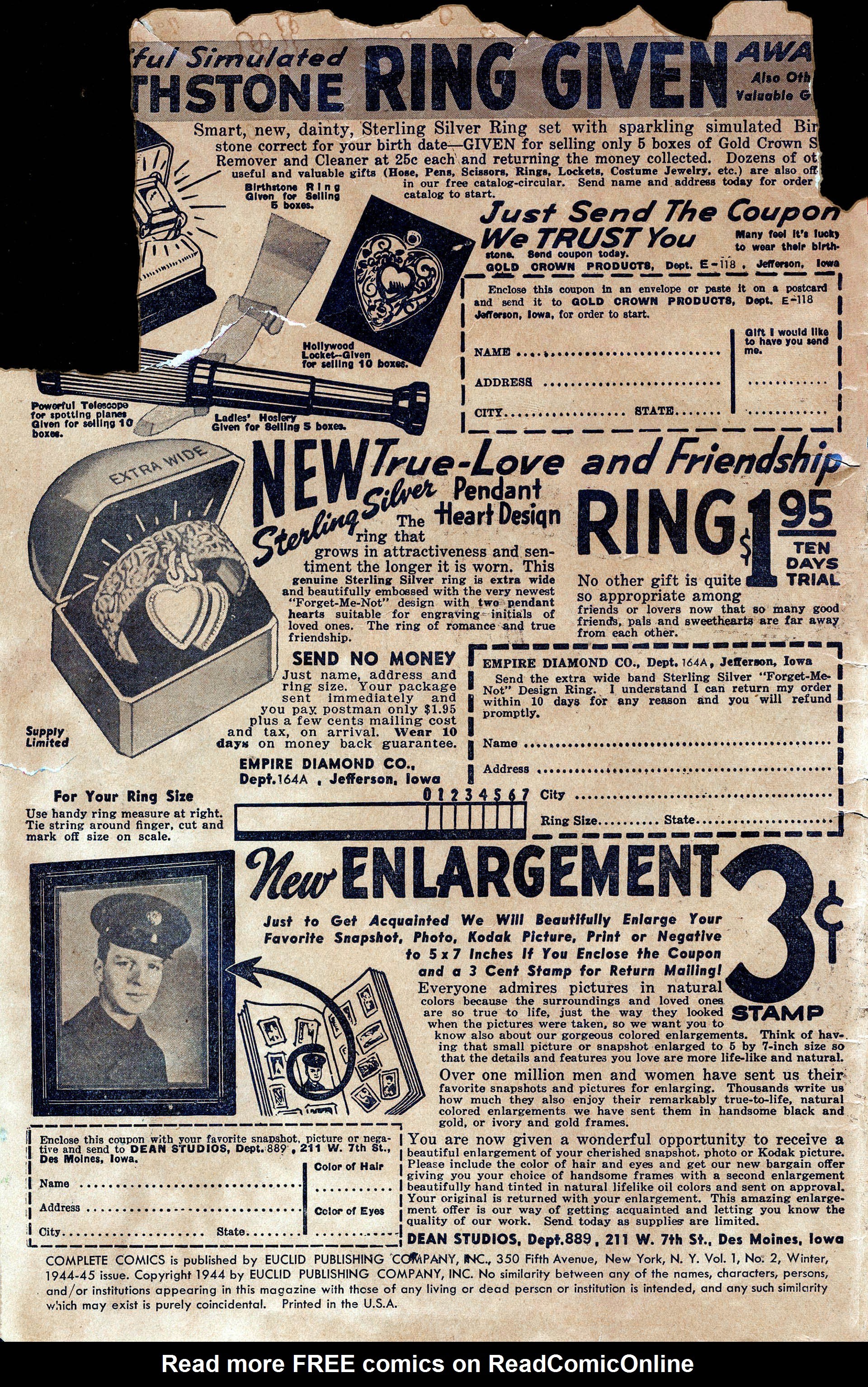 Read online Complete Comics comic -  Issue #2 - 2