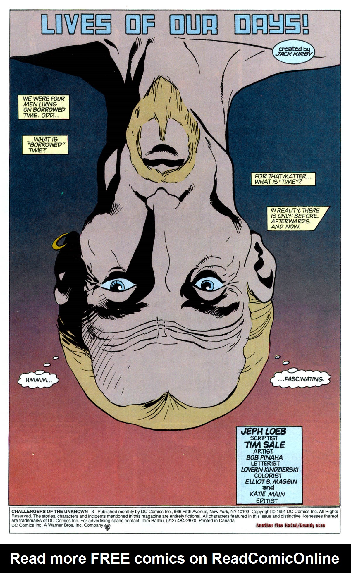 Read online Challengers of the Unknown (1991) comic -  Issue #3 - 4