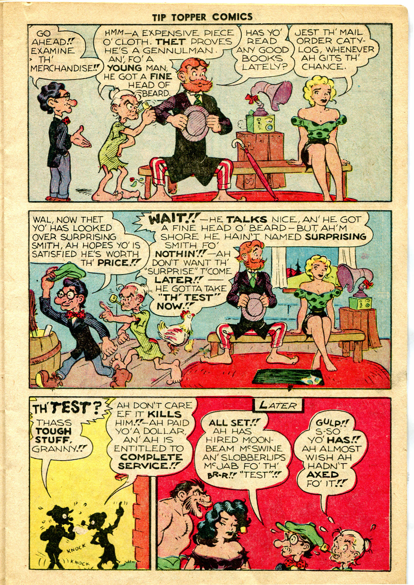 Read online Tip Topper Comics comic -  Issue #15 - 15