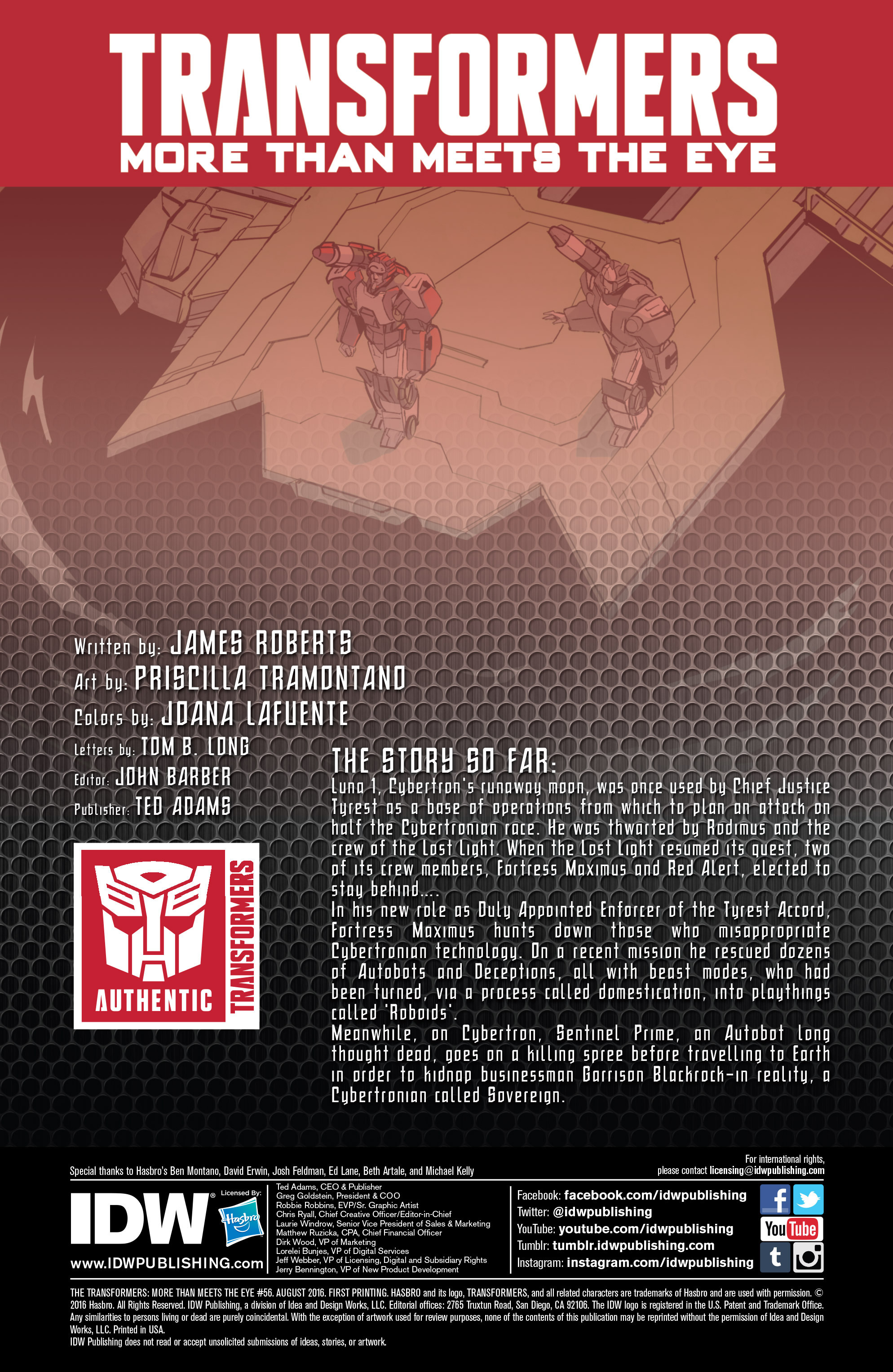 Read online The Transformers: More Than Meets The Eye comic -  Issue #56 - 2