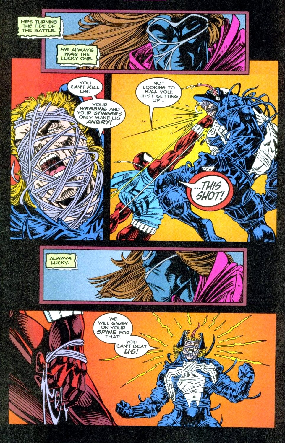 Read online Spider-Man (1990) comic -  Issue #53 - Gathering Storms - 18
