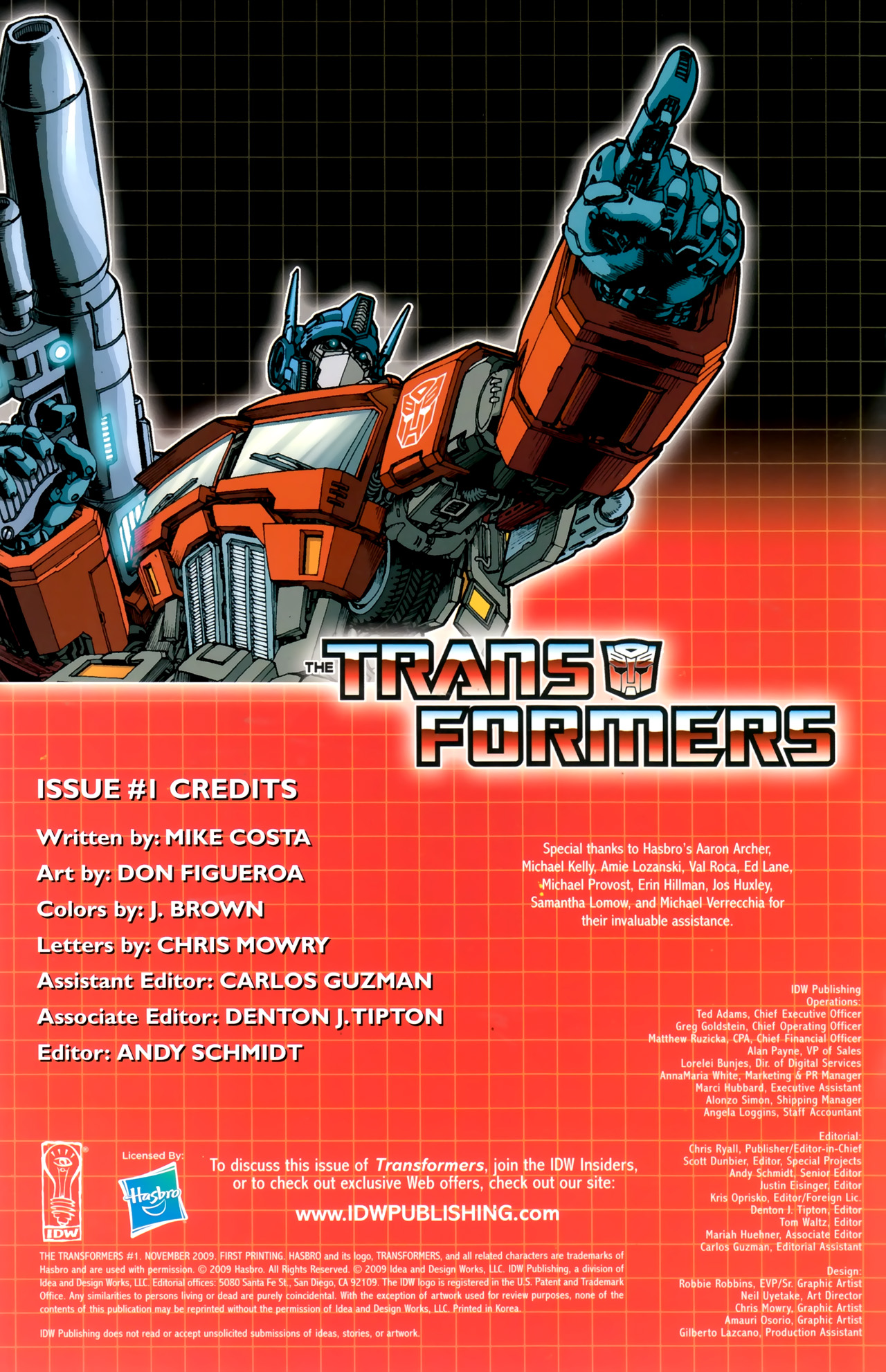 Read online The Transformers (2009) comic -  Issue #1 - 3