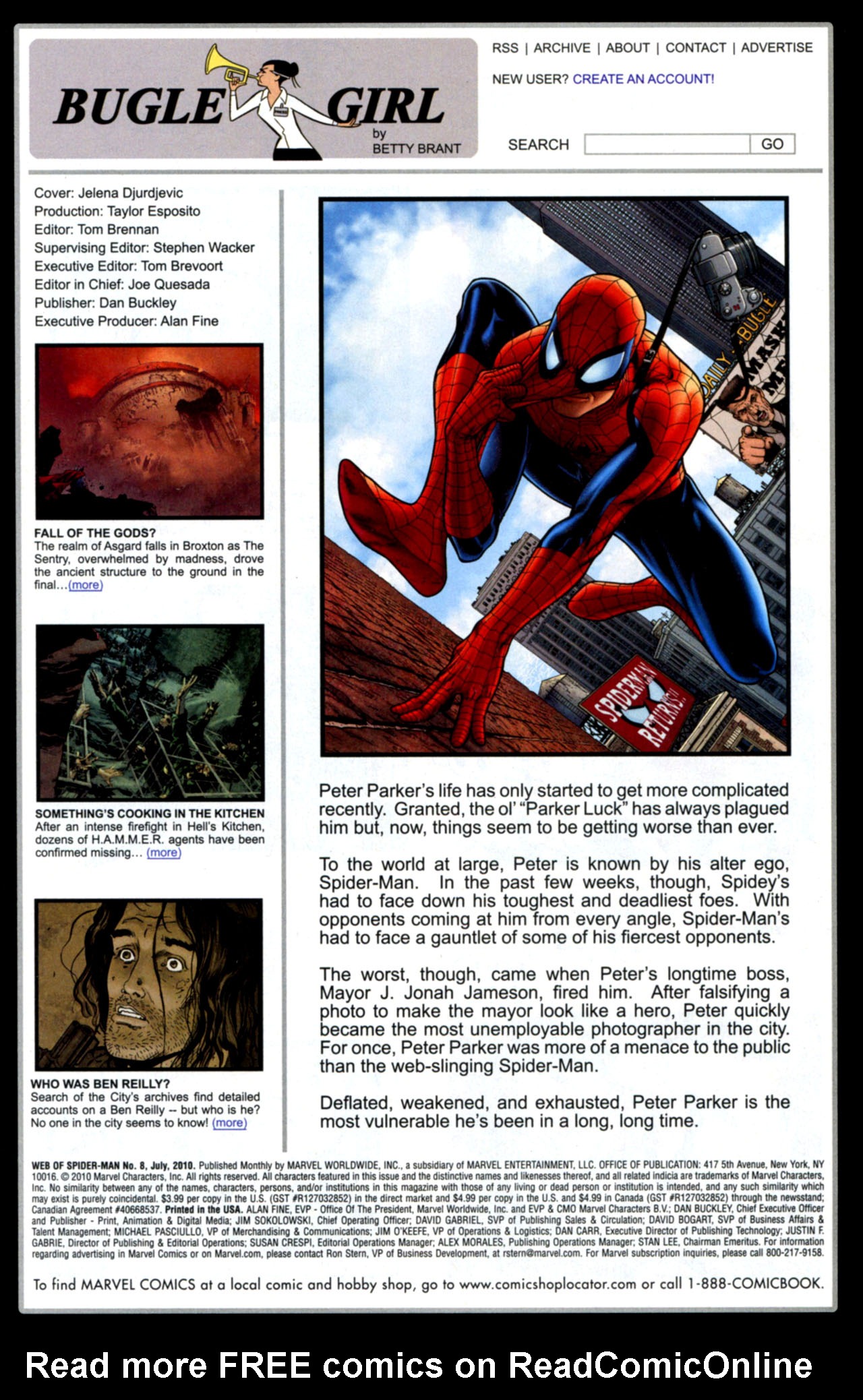 Read online Web of Spider-Man (2009) comic -  Issue #8 - 2