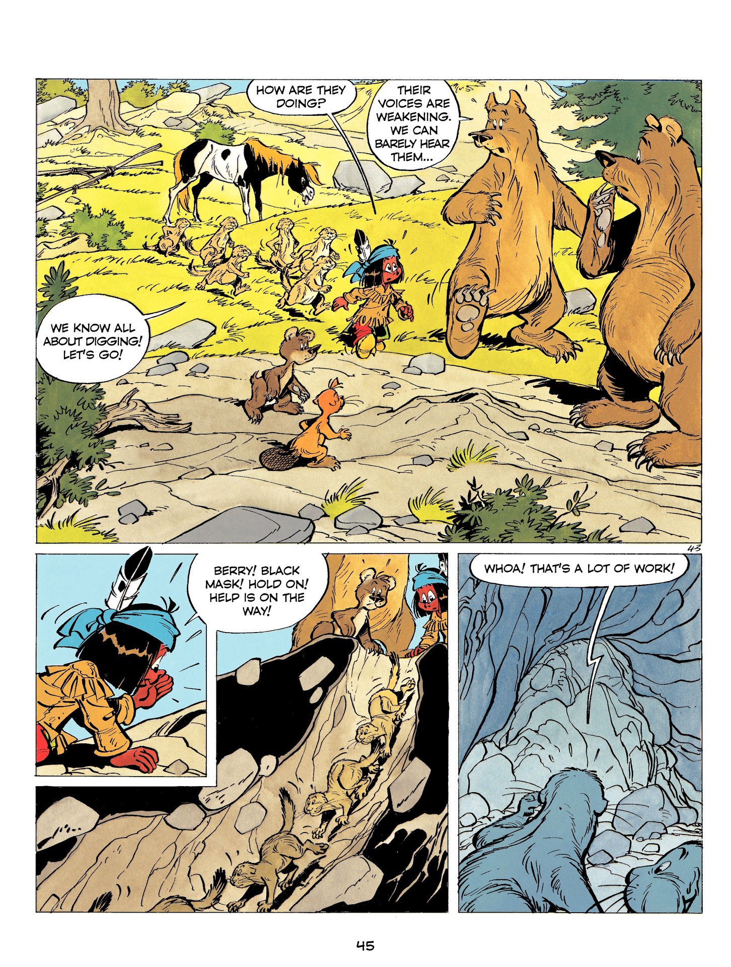 Read online Yakari comic -  Issue #13 - 45