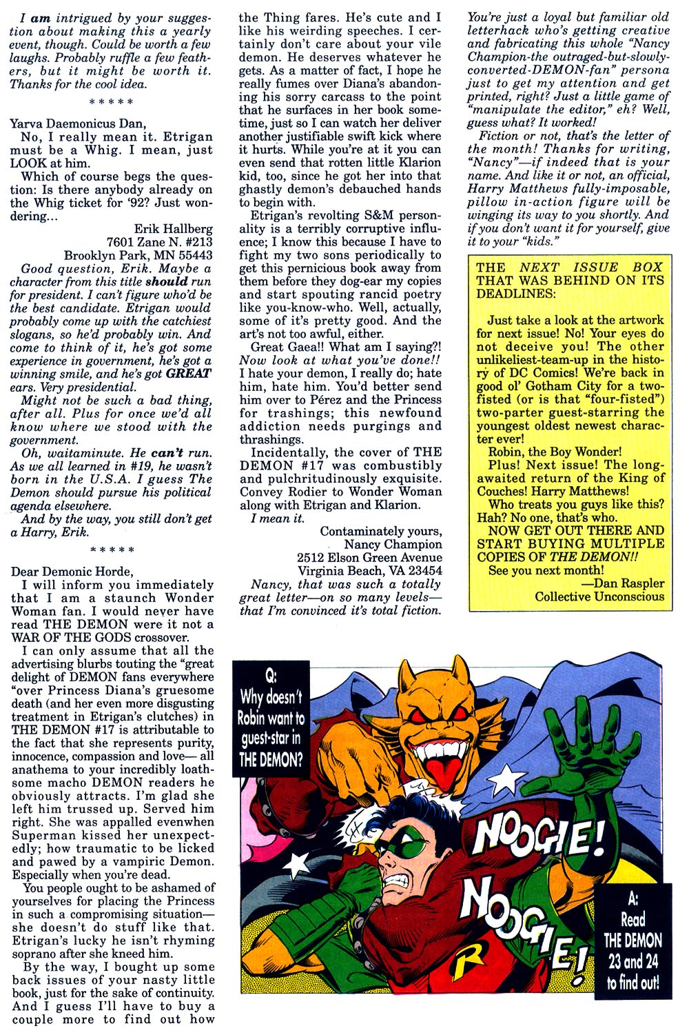 Read online The Demon (1990) comic -  Issue #22 - 27