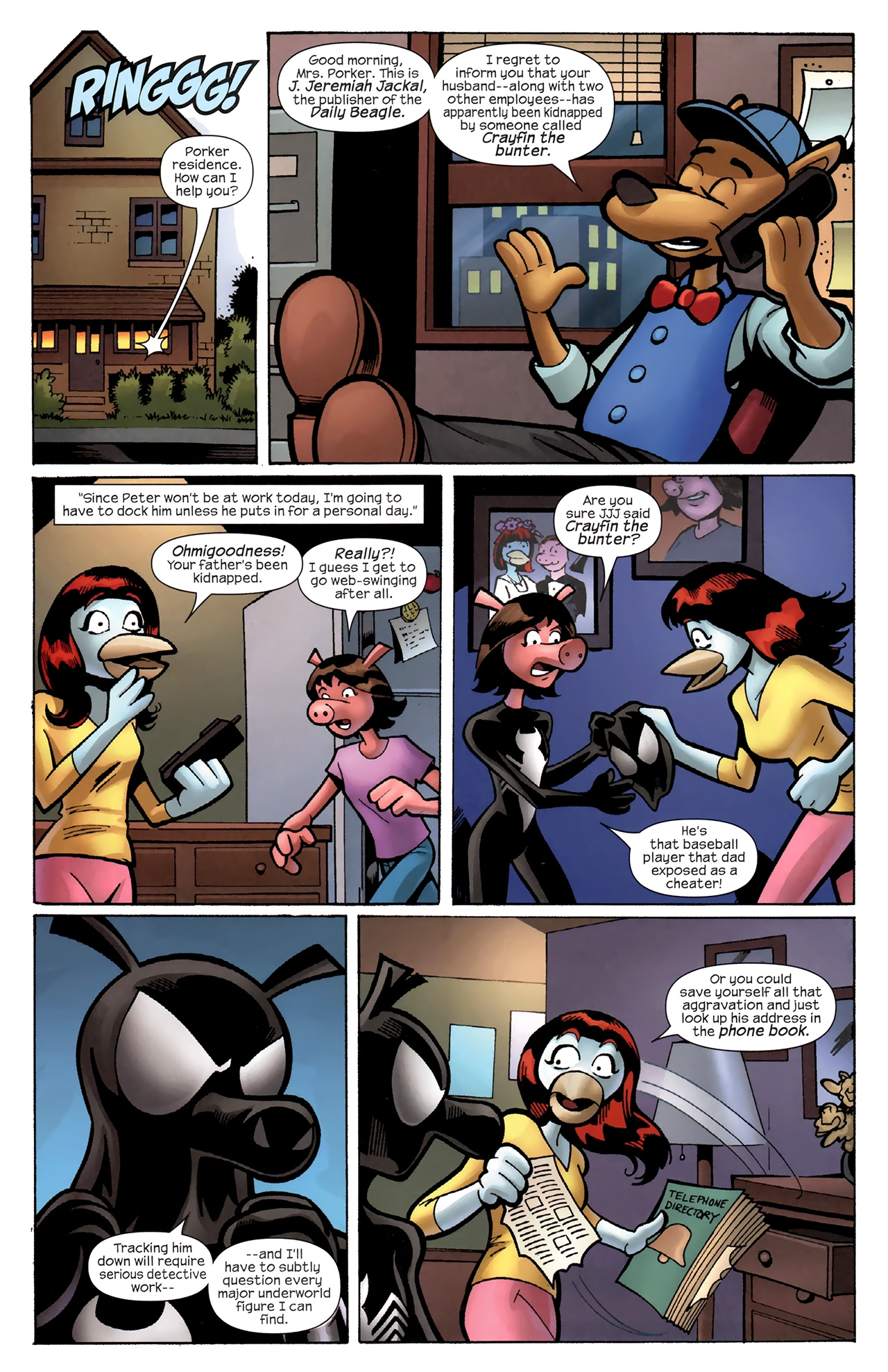 Read online Spider-Ham 25th Anniversary Special comic -  Issue # Full - 24